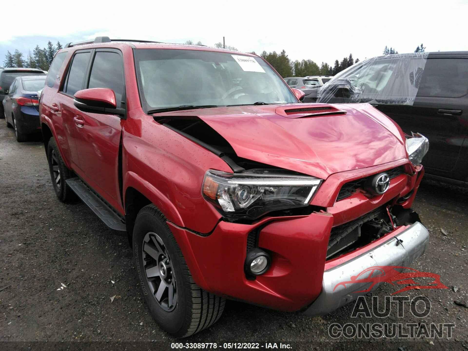 TOYOTA 4RUNNER 2018 - JTEBU5JR9J5494673