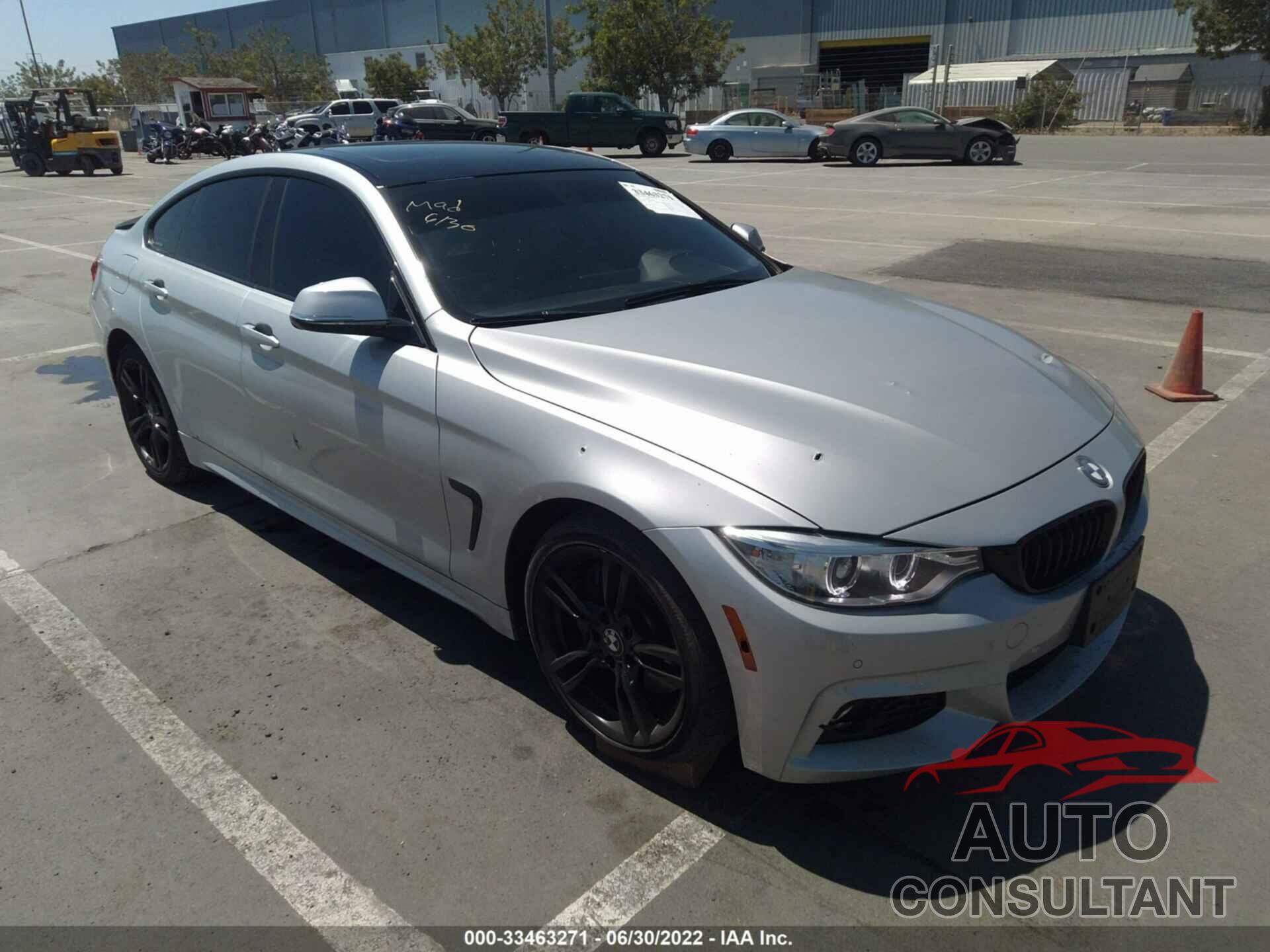 BMW 4 SERIES 2017 - WBA4F7C57HG438336