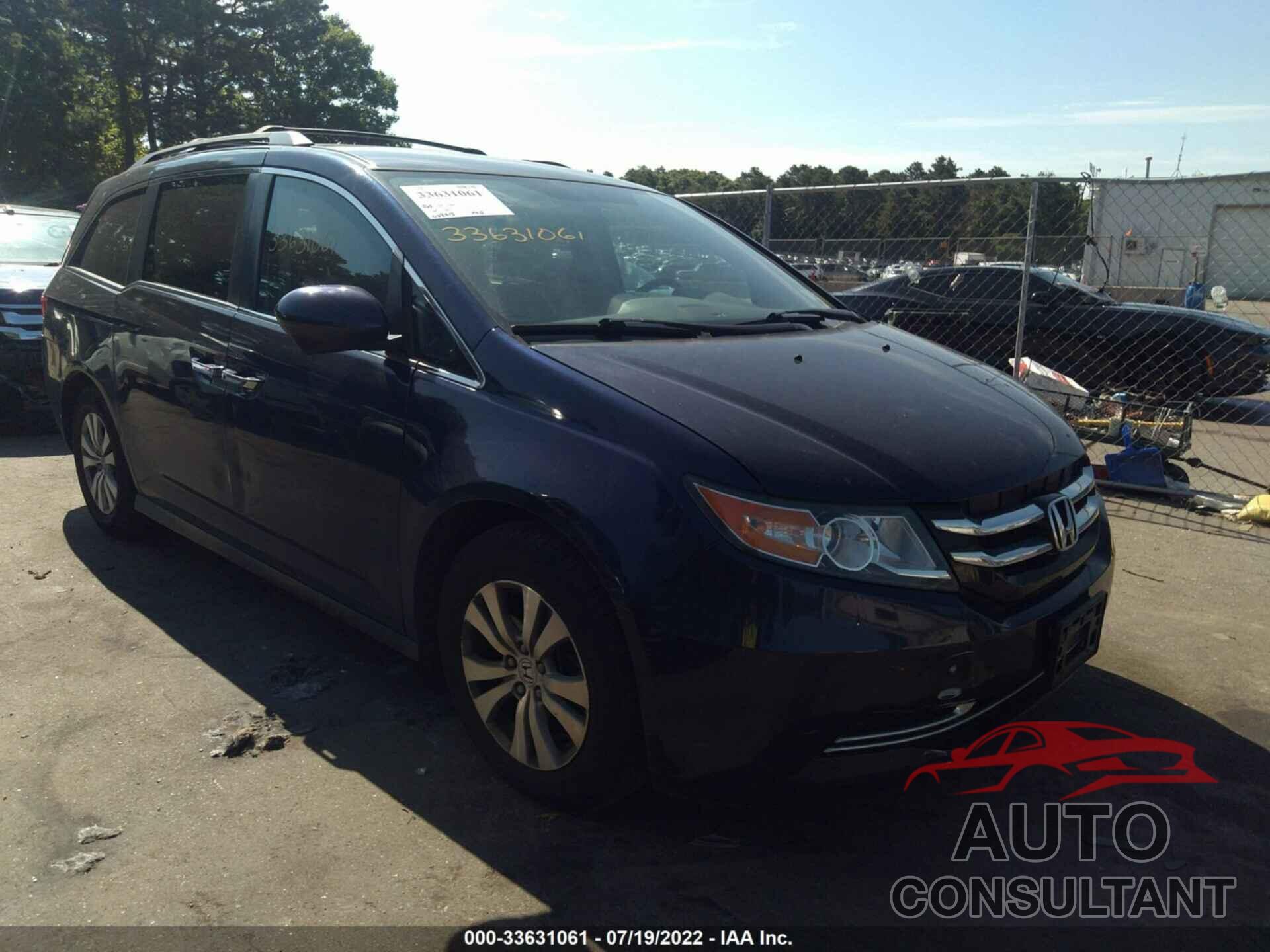 HONDA ODYSSEY 2016 - 5FNRL5H49GB038468