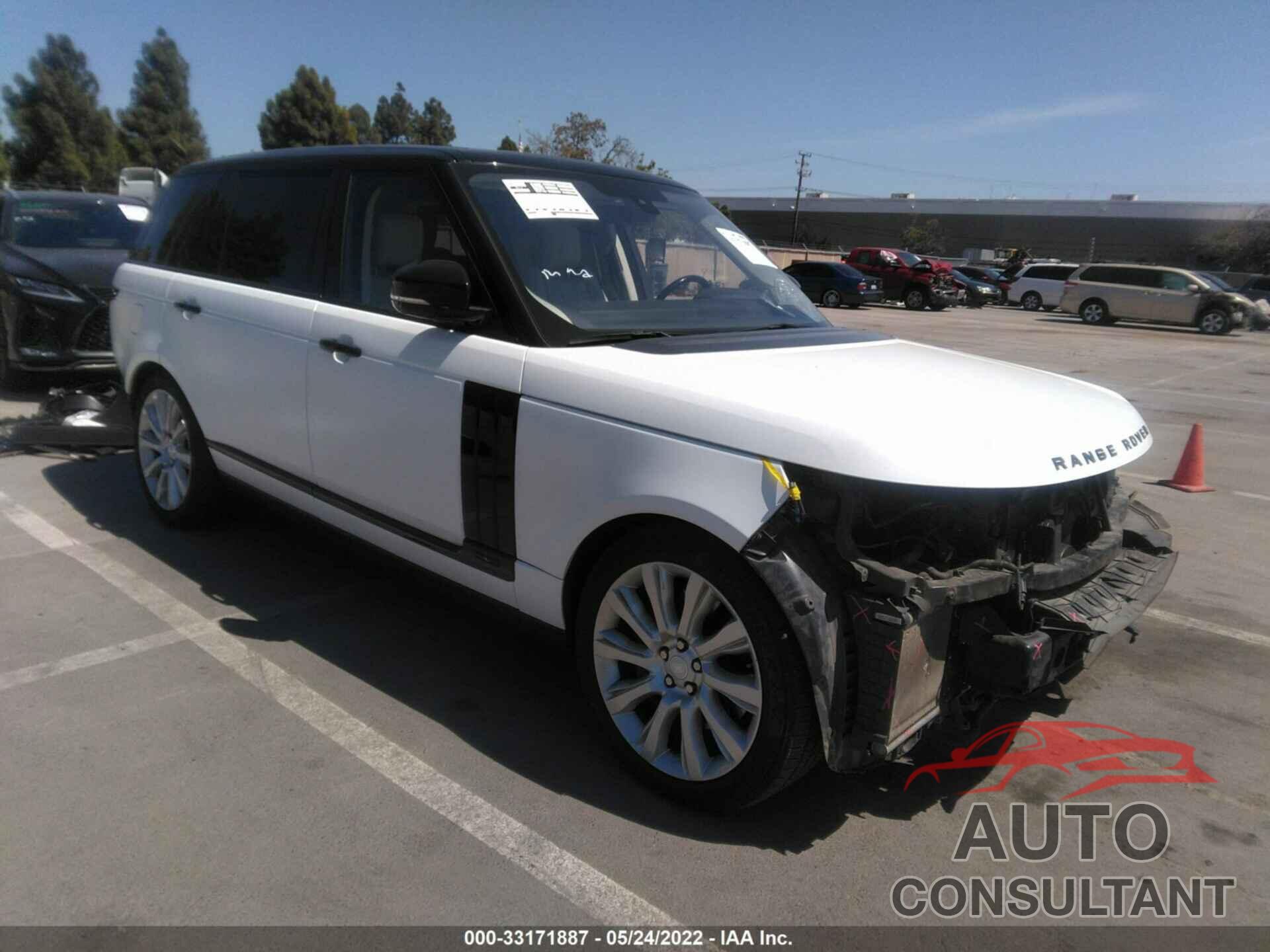 LAND ROVER RANGE ROVER 2016 - SALGS3EF3GA296409