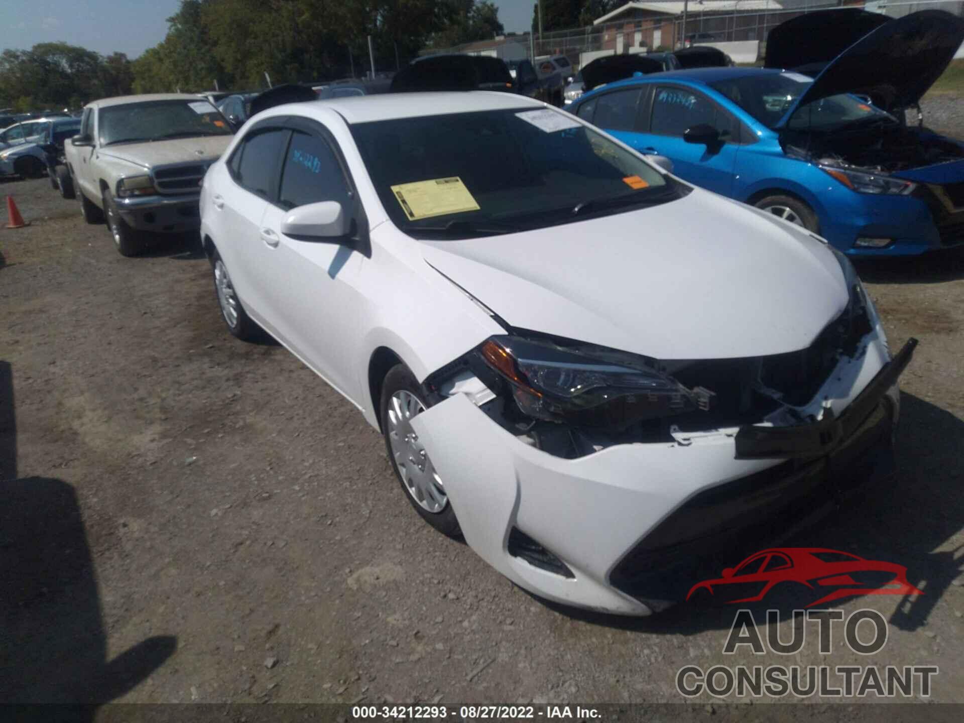TOYOTA COROLLA 2018 - 2T1BURHE9JC973127