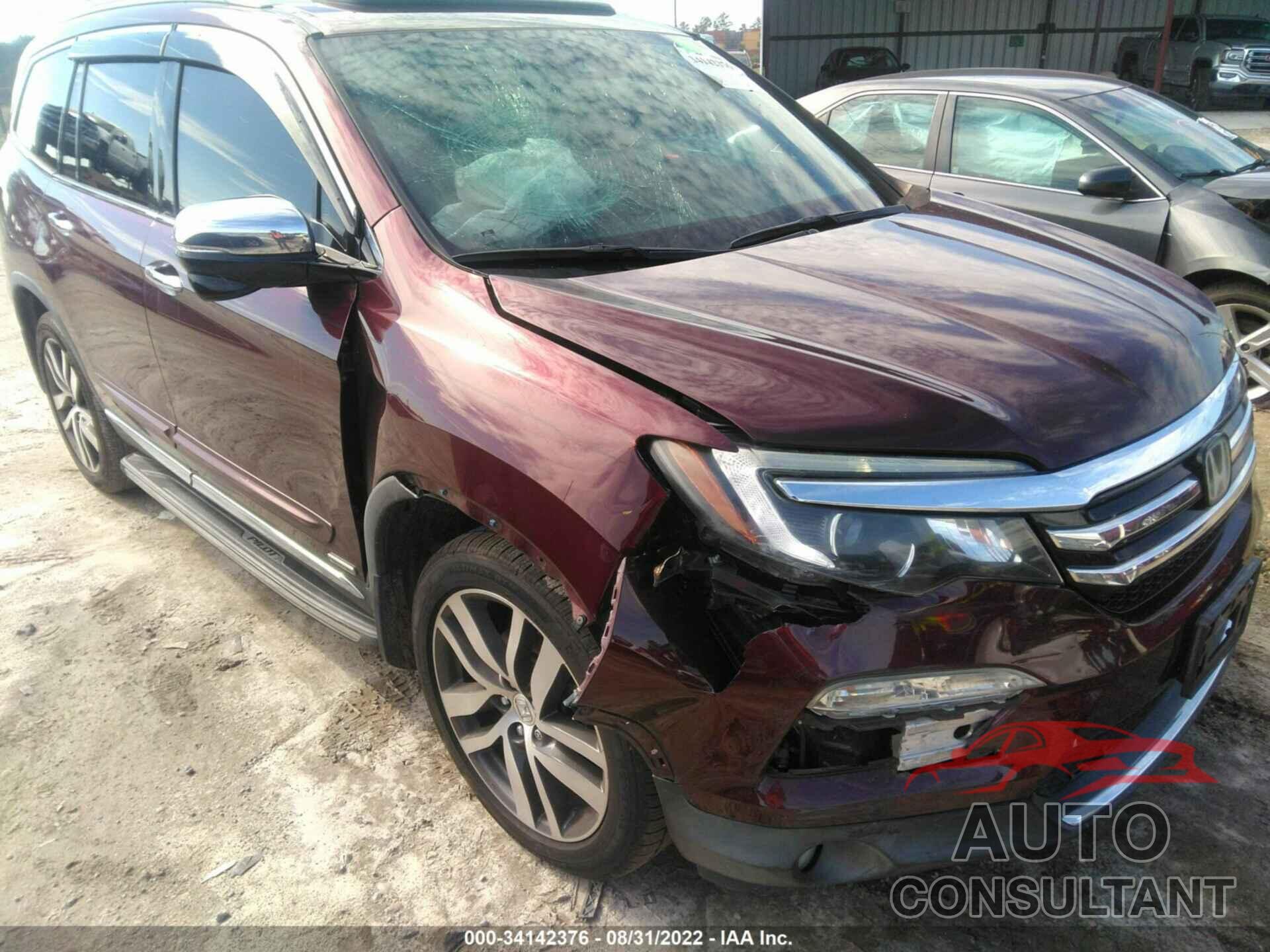 HONDA PILOT 2016 - 5FNYF5H92GB004709