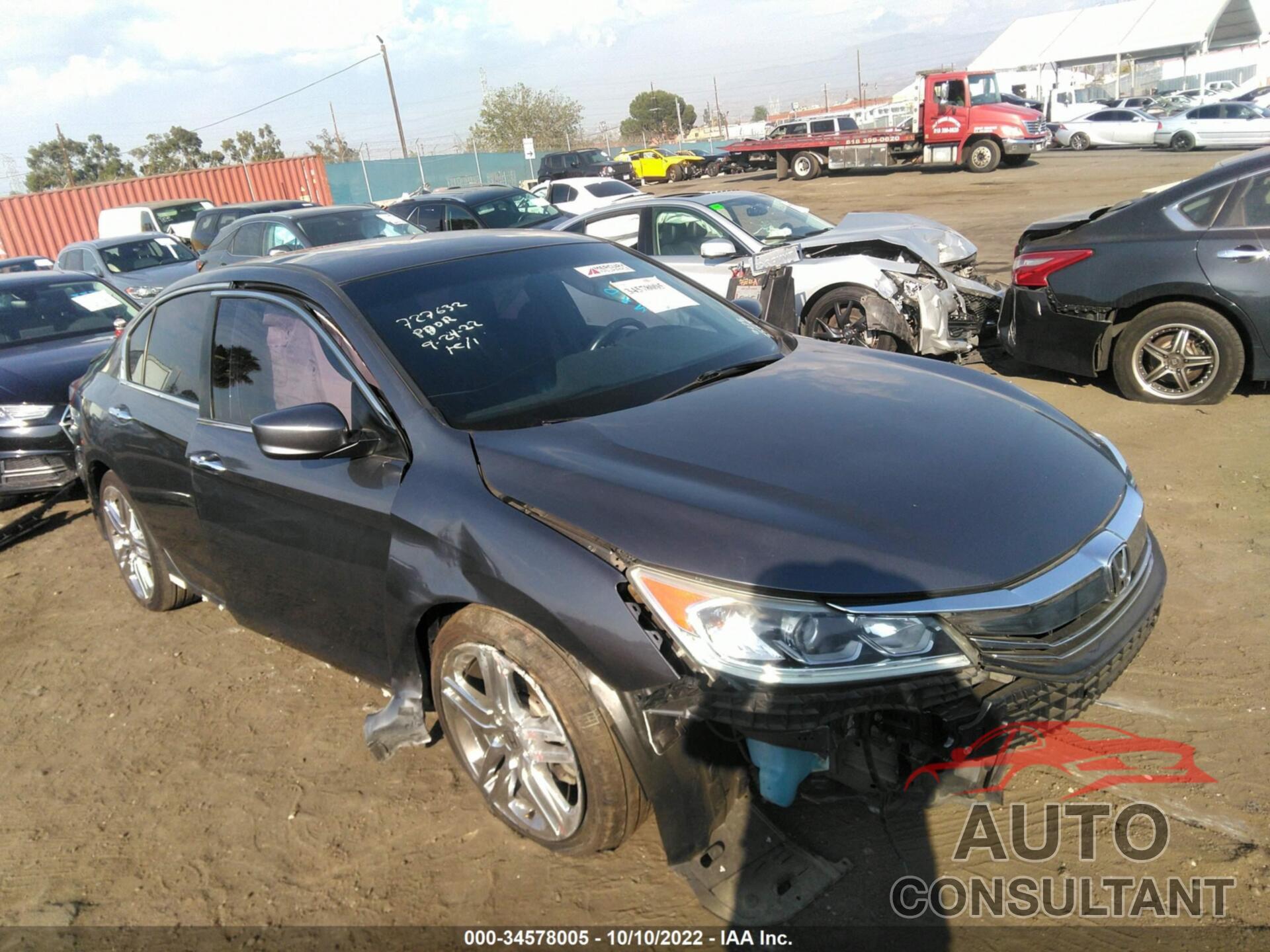 HONDA ACCORD SEDAN 2017 - 1HGCR2F59HA054762