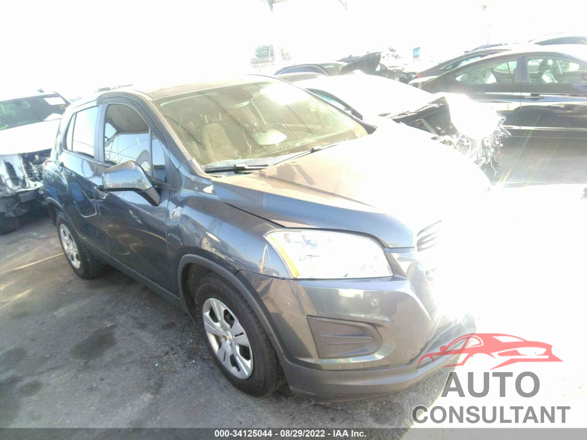 CHEVROLET TRAX 2016 - 3GNCJKSB0GL237712