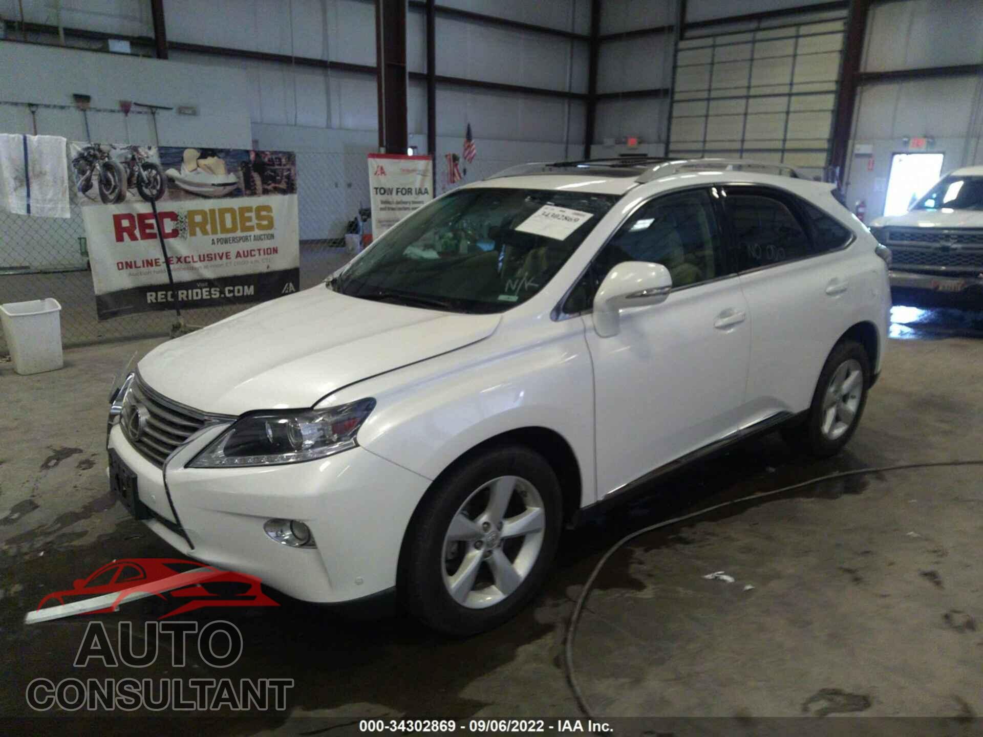 LEXUS RX 350 2013 - 2T2BK1BA5DC200376
