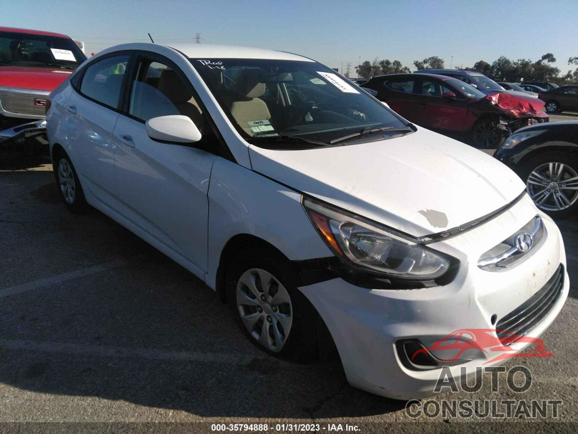 HYUNDAI ACCENT 2016 - KMHCT4AE1GU165477