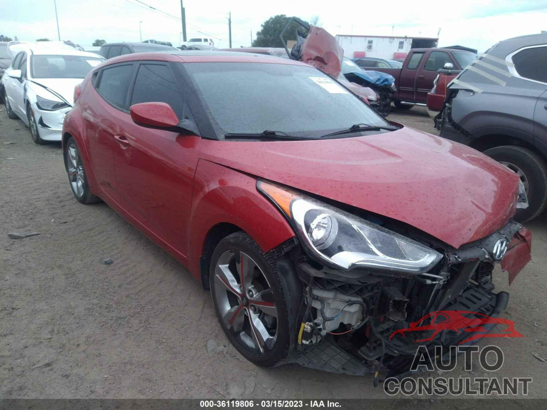 HYUNDAI VELOSTER 2016 - KMHTC6AD9GU282825