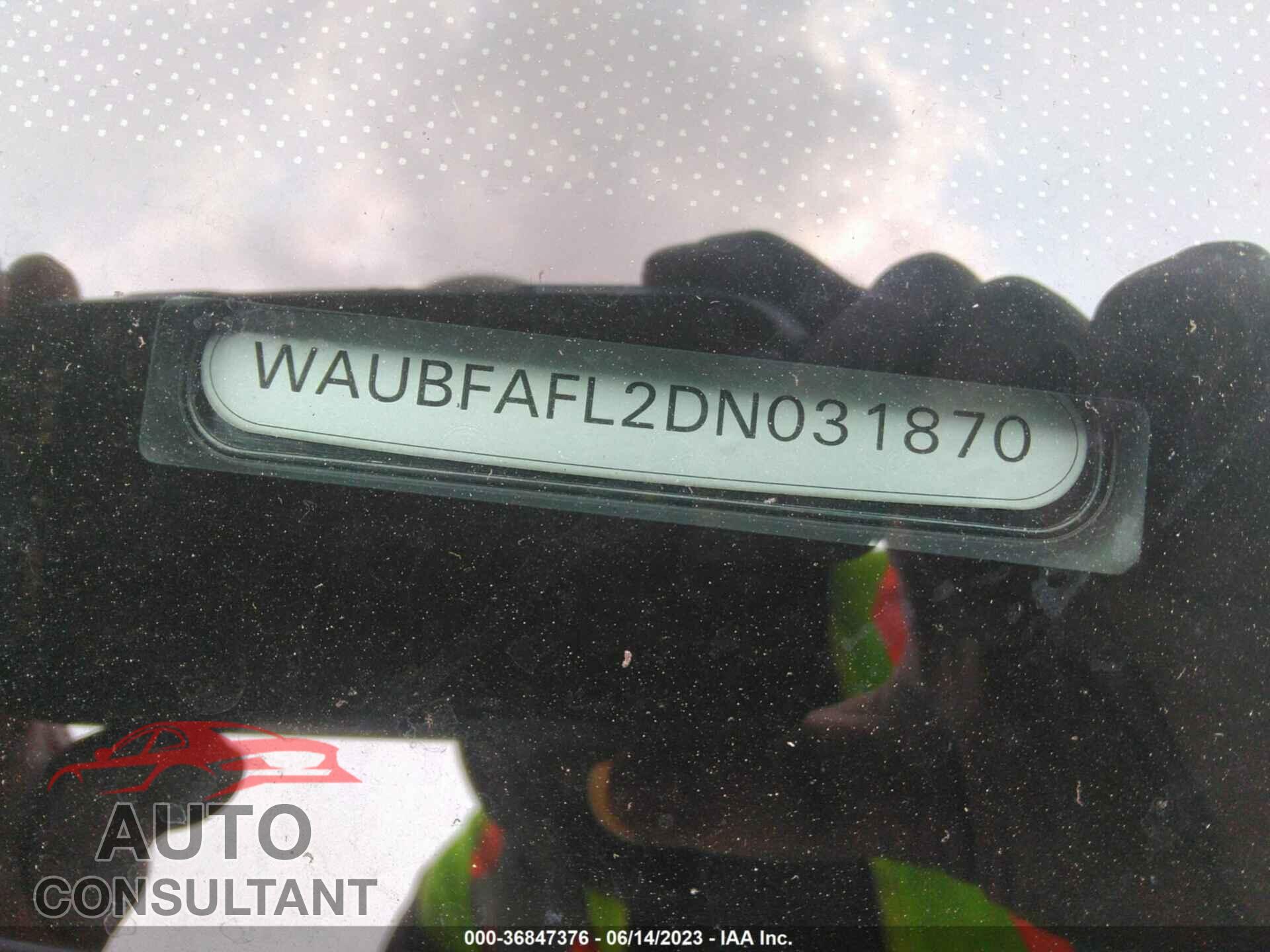 AUDI A4 2013 - WAUBFAFL2DN031870