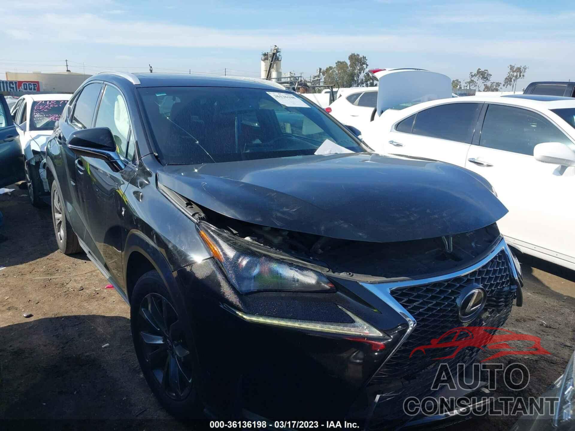 LEXUS NX 200T 2016 - JTJYARBZ3G2027141