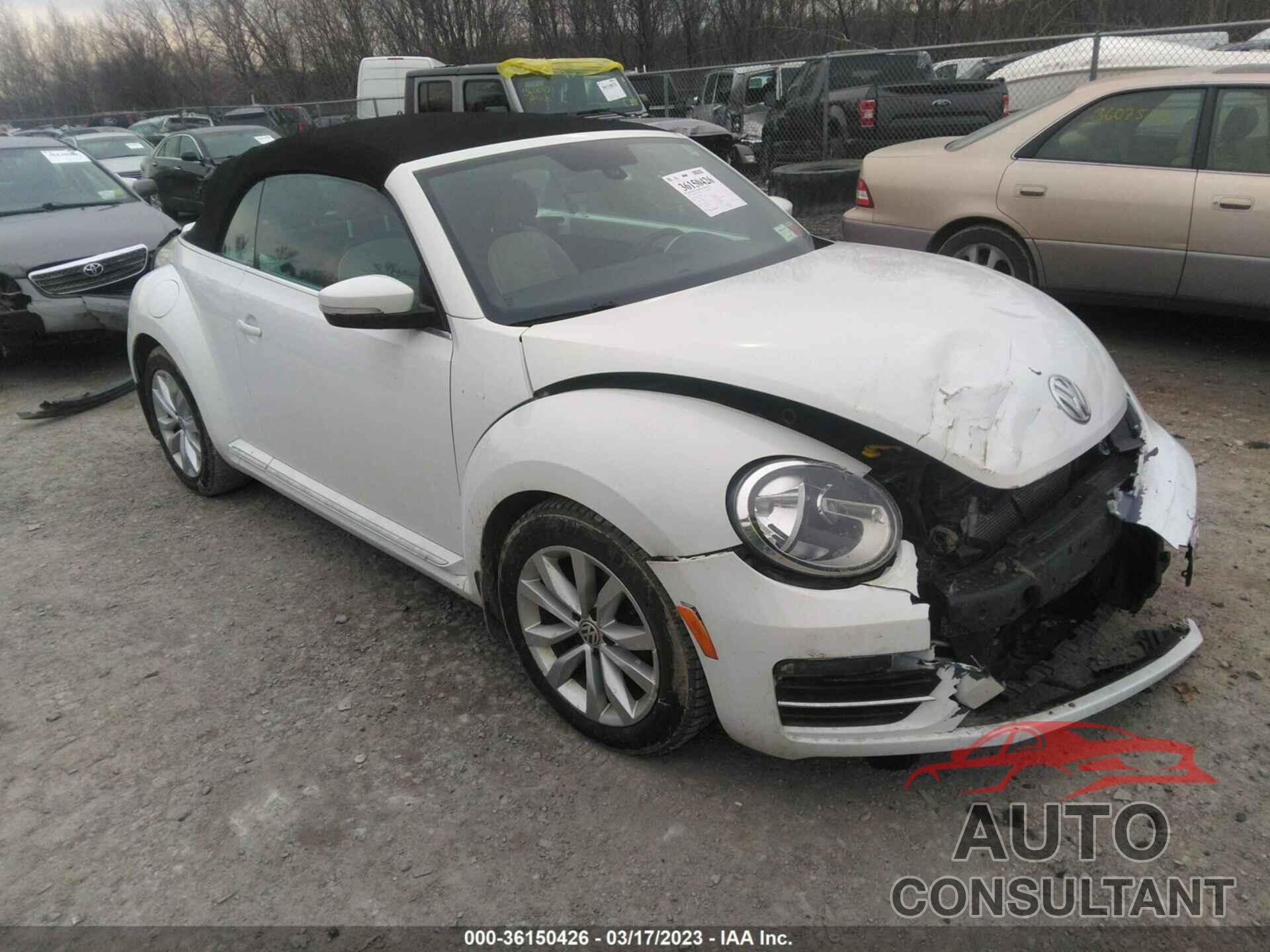 VOLKSWAGEN BEETLE CONVERTIBLE 2017 - 3VW517AT0HM814787