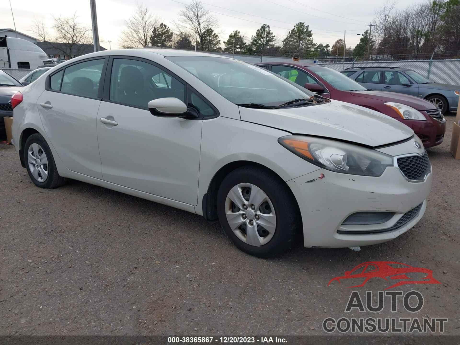 KIA FORTE 2015 - KNAFK4A60F5309524