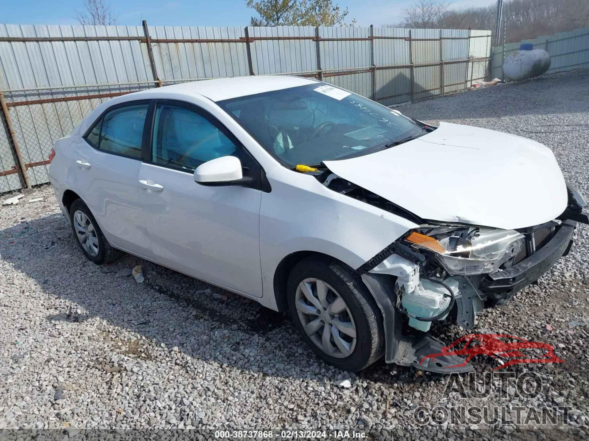 TOYOTA COROLLA 2016 - 5YFBURHE2GP367483