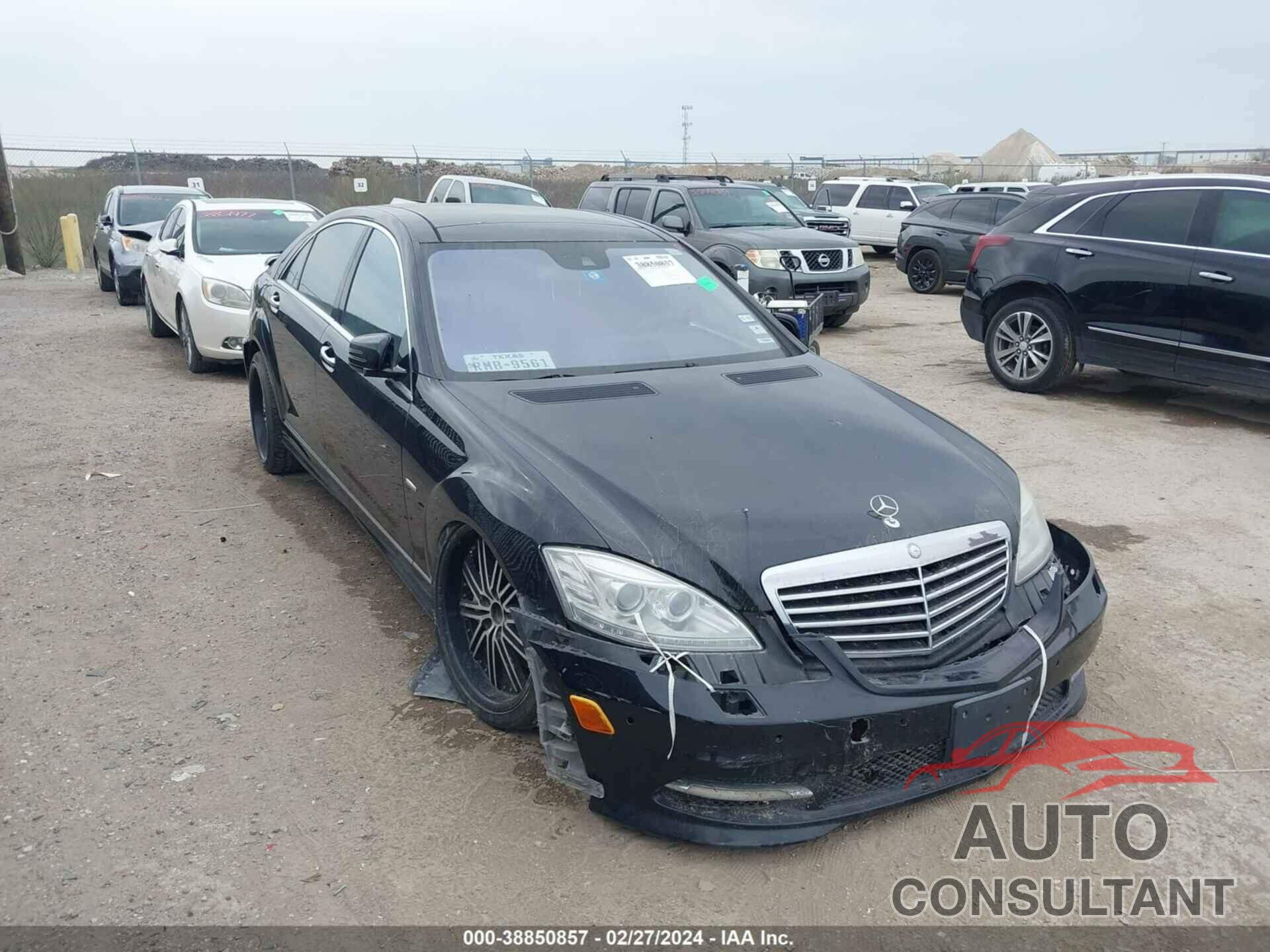 MERCEDES-BENZ S 550 2012 - WDDNG9EB5CA452479