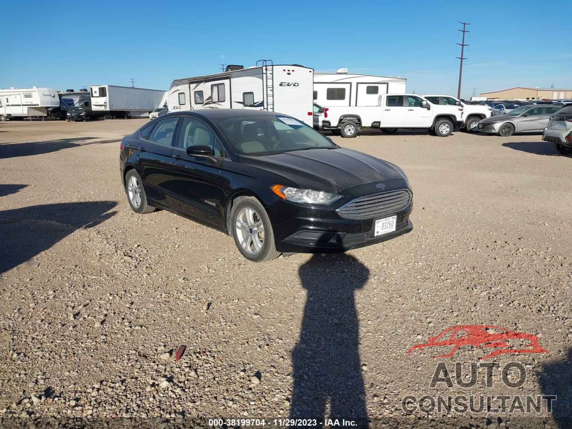 FORD FUSION HYBRID 2018 - 3FA6P0UU0JR100609