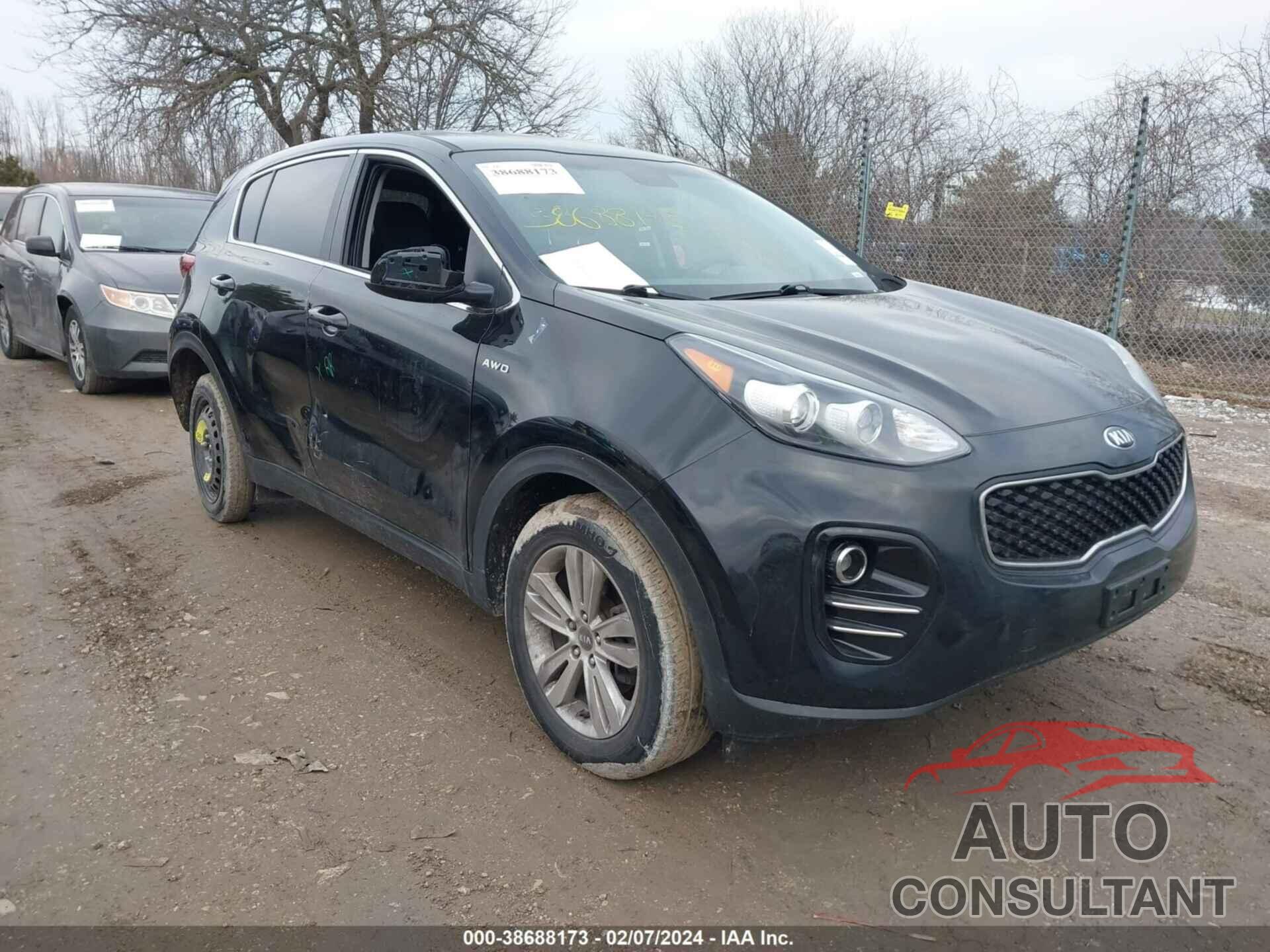 KIA SPORTAGE 2017 - KNDPMCAC2H7235791