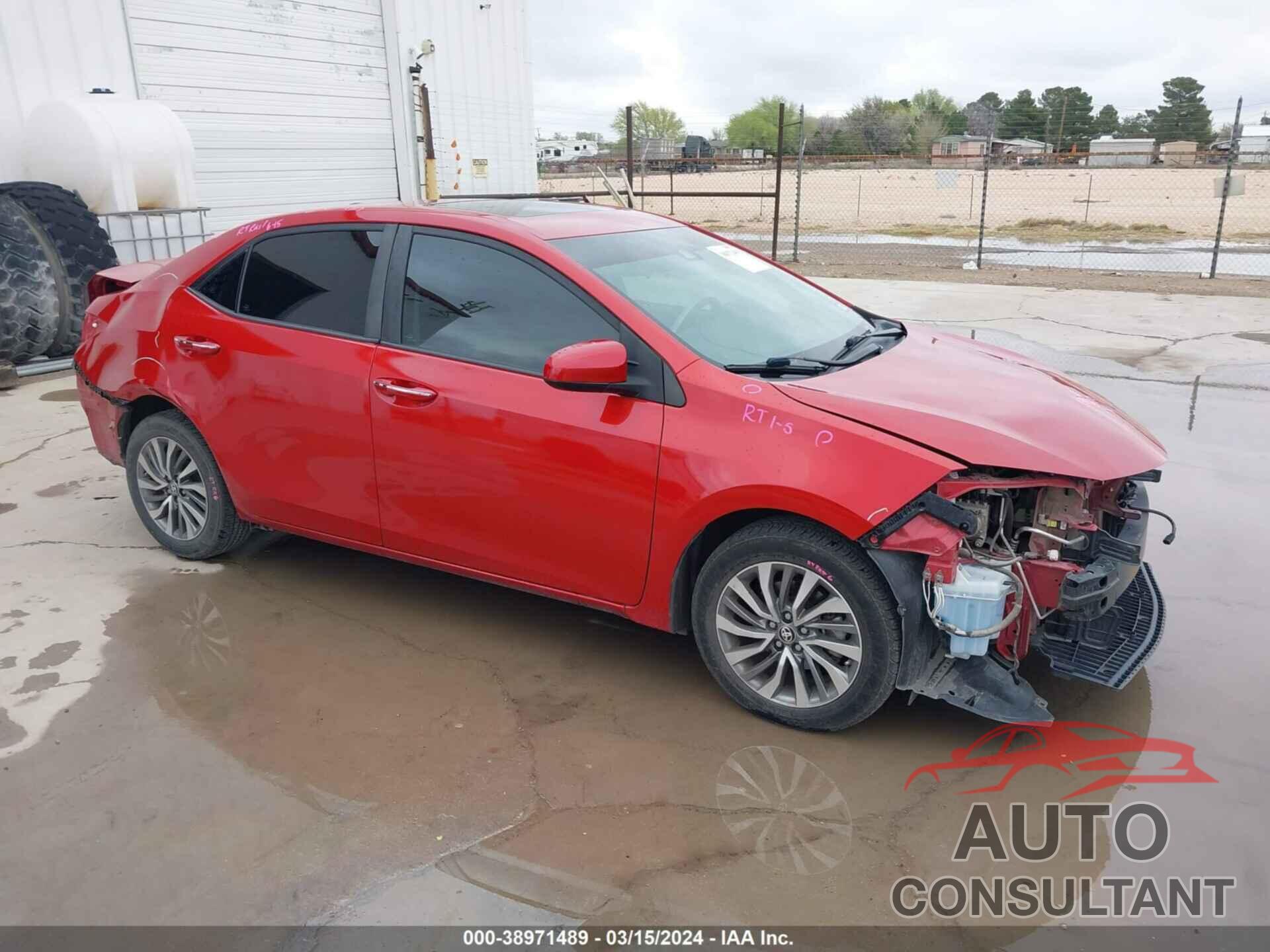 TOYOTA COROLLA 2019 - 5YFBURHE1KP924425