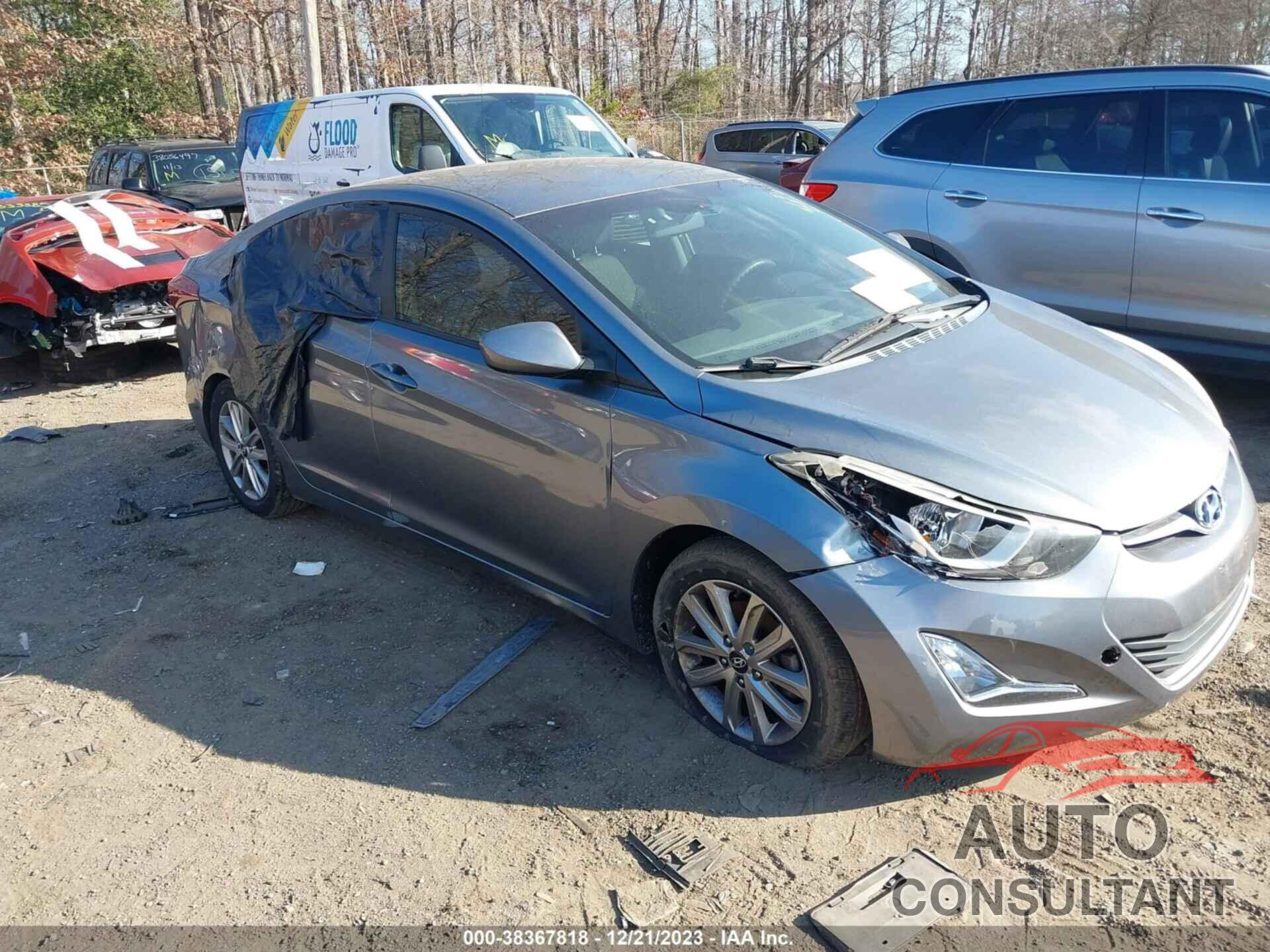 HYUNDAI ELANTRA 2016 - KMHDH4AE1GU623783