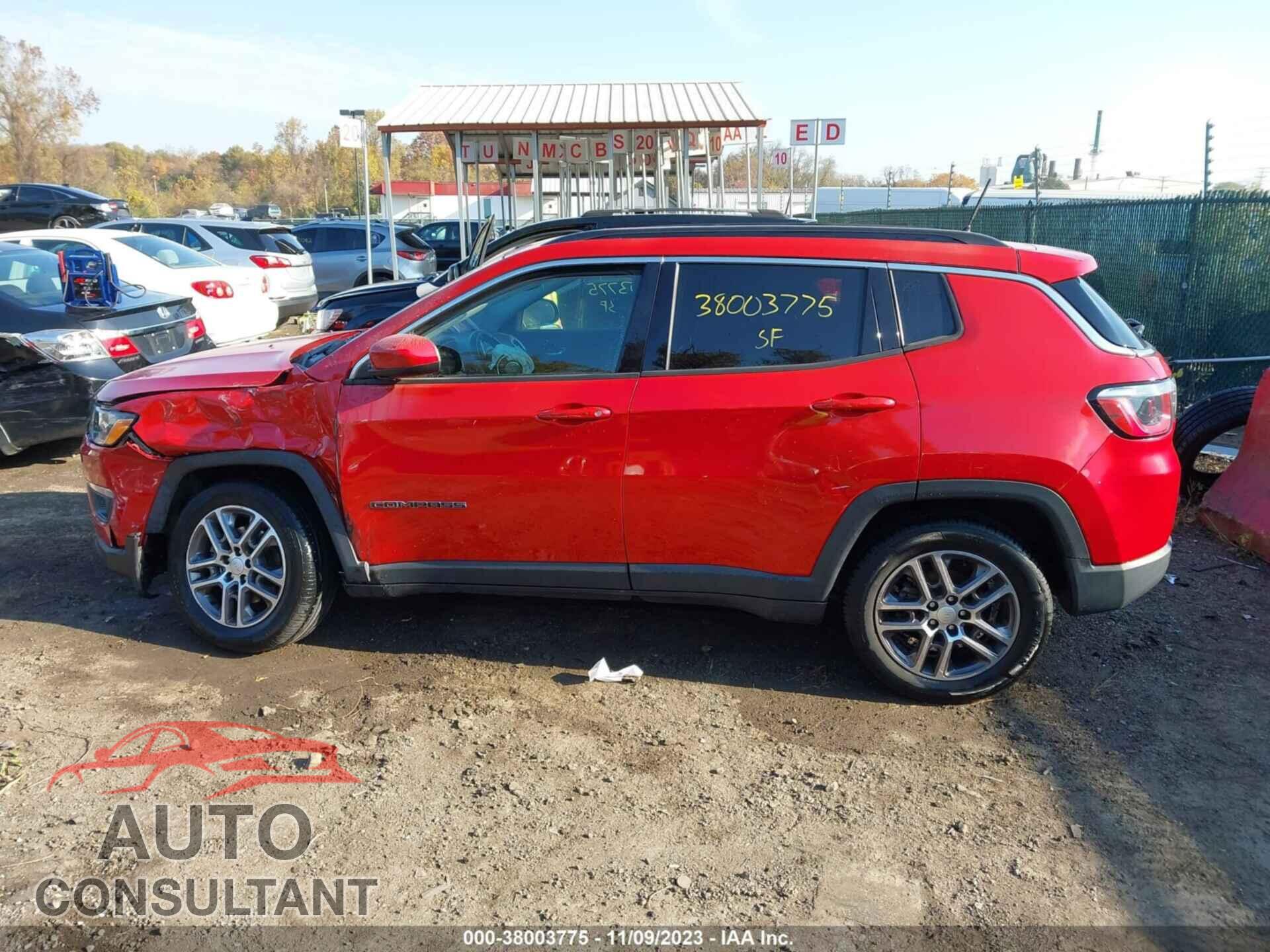 JEEP COMPASS 2017 - 3C4NJCBB7HT653300