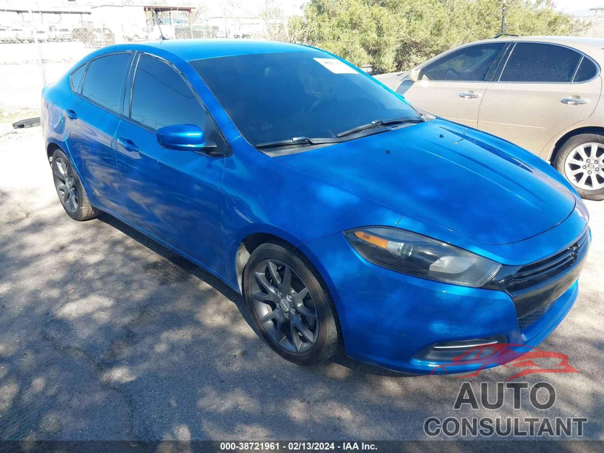 DODGE DART 2016 - 1C3CDFAA7GD548998