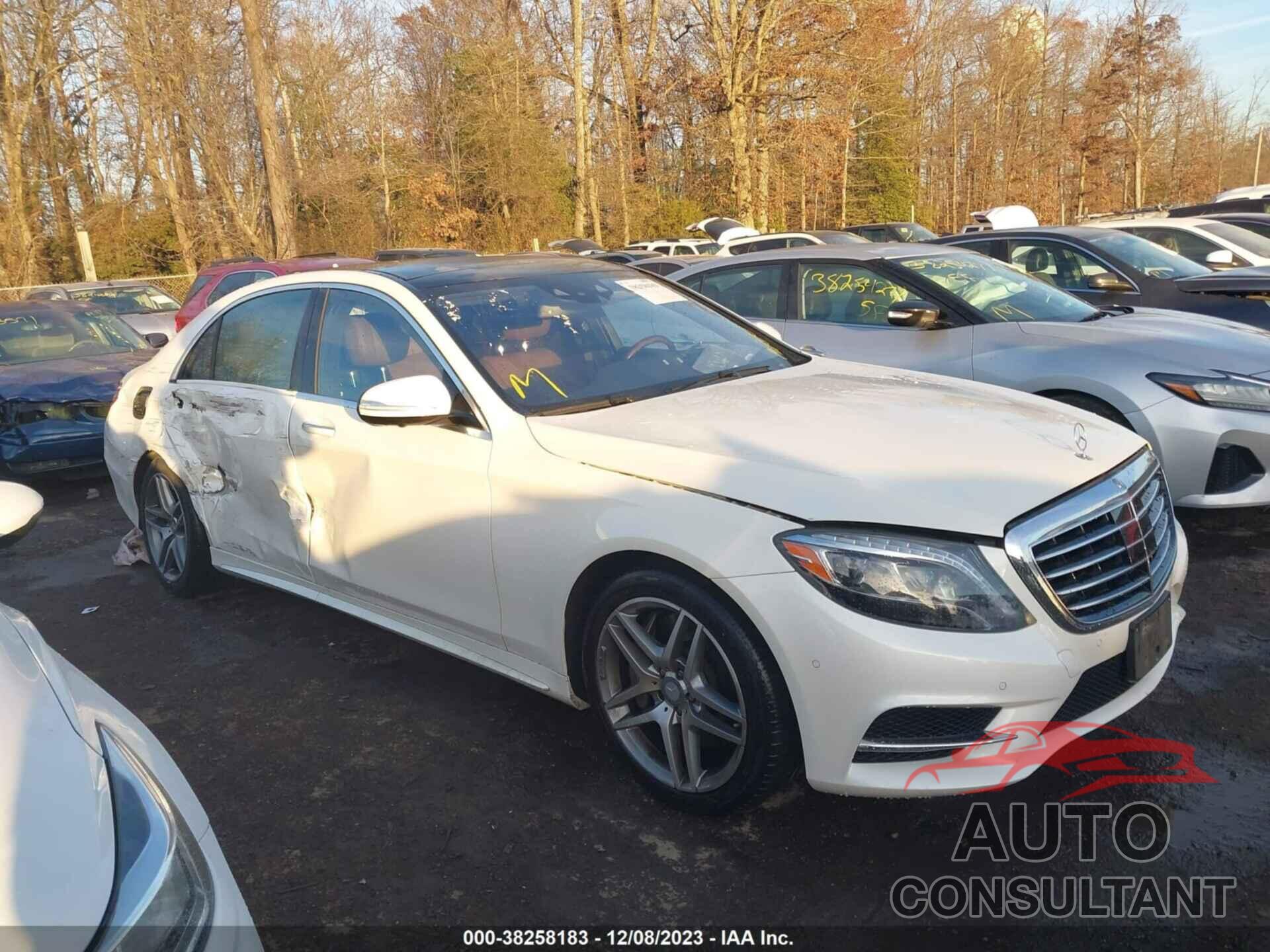 MERCEDES-BENZ S 550 2016 - WDDUG8FB5GA244077