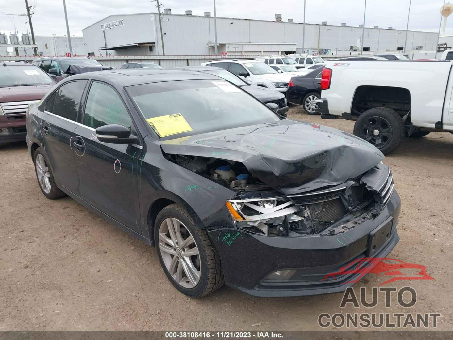 VOLKSWAGEN JETTA 2015 - 3VWL07AJ8FM356390