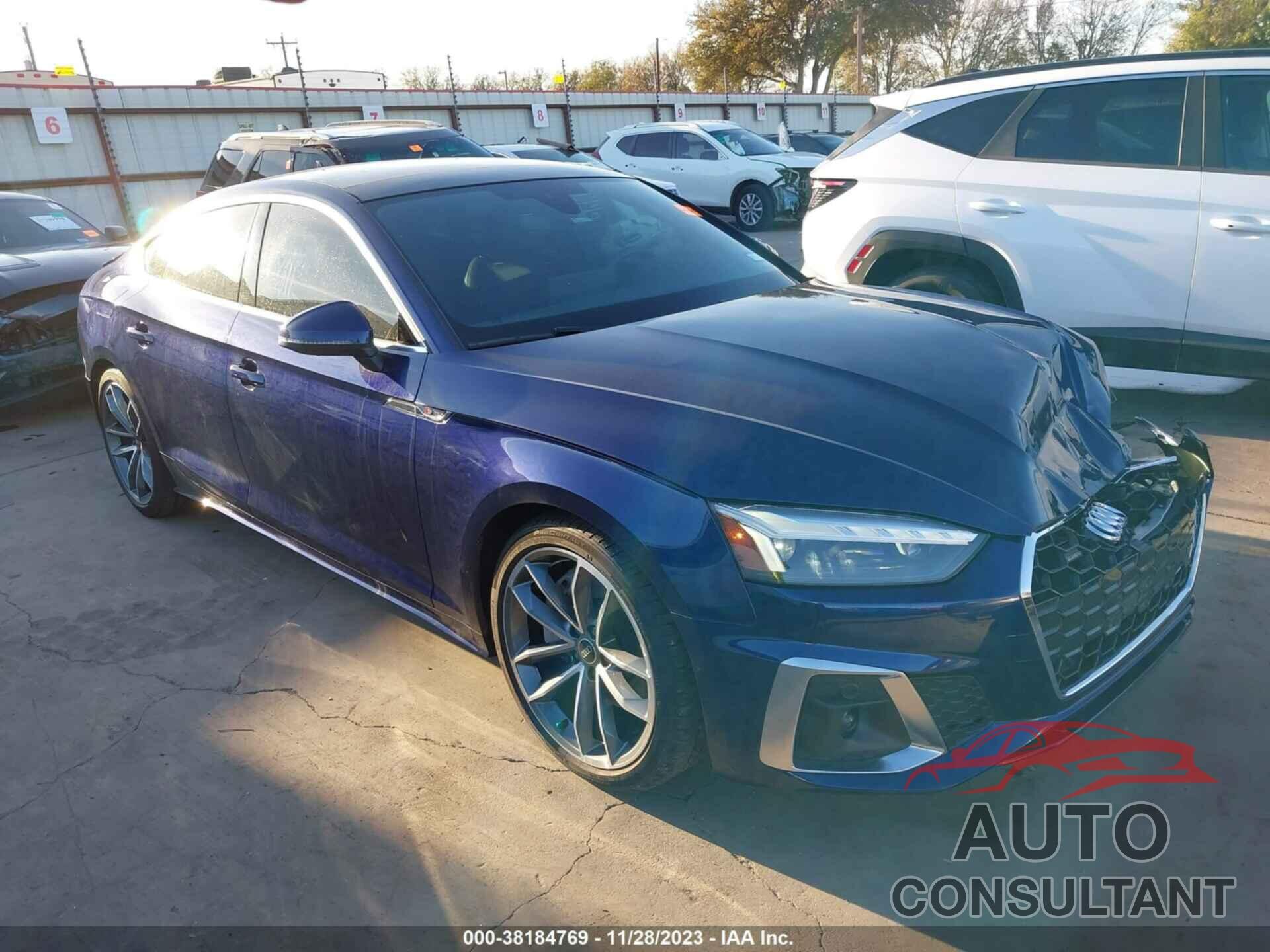 AUDI A5 SPORTBACK 2022 - WAUFACF55NA036454