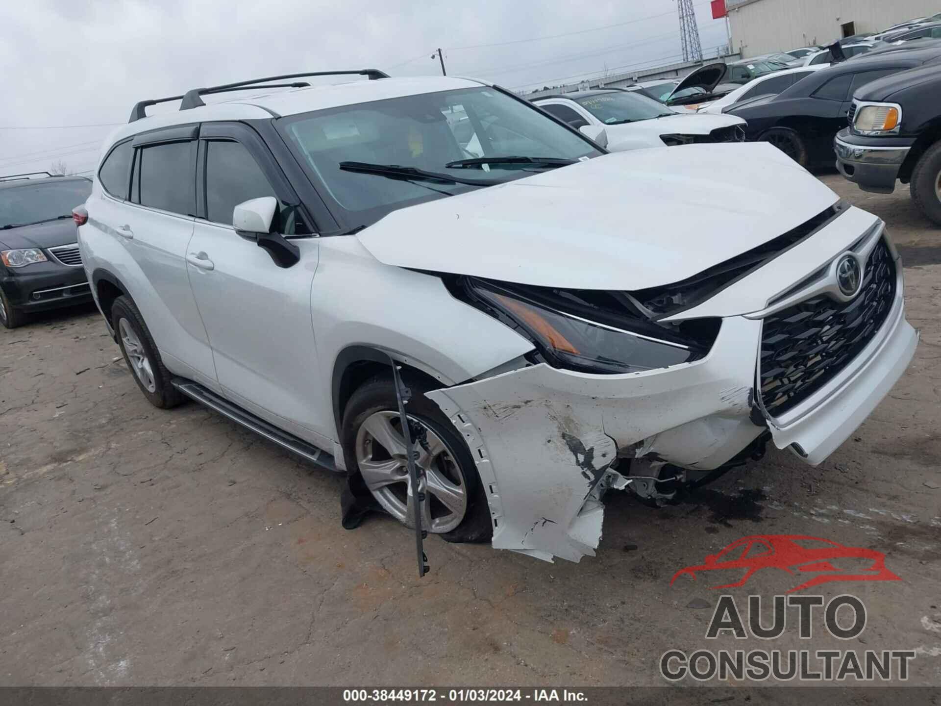 TOYOTA HIGHLANDER 2022 - 5TDCZRAH6NS110311