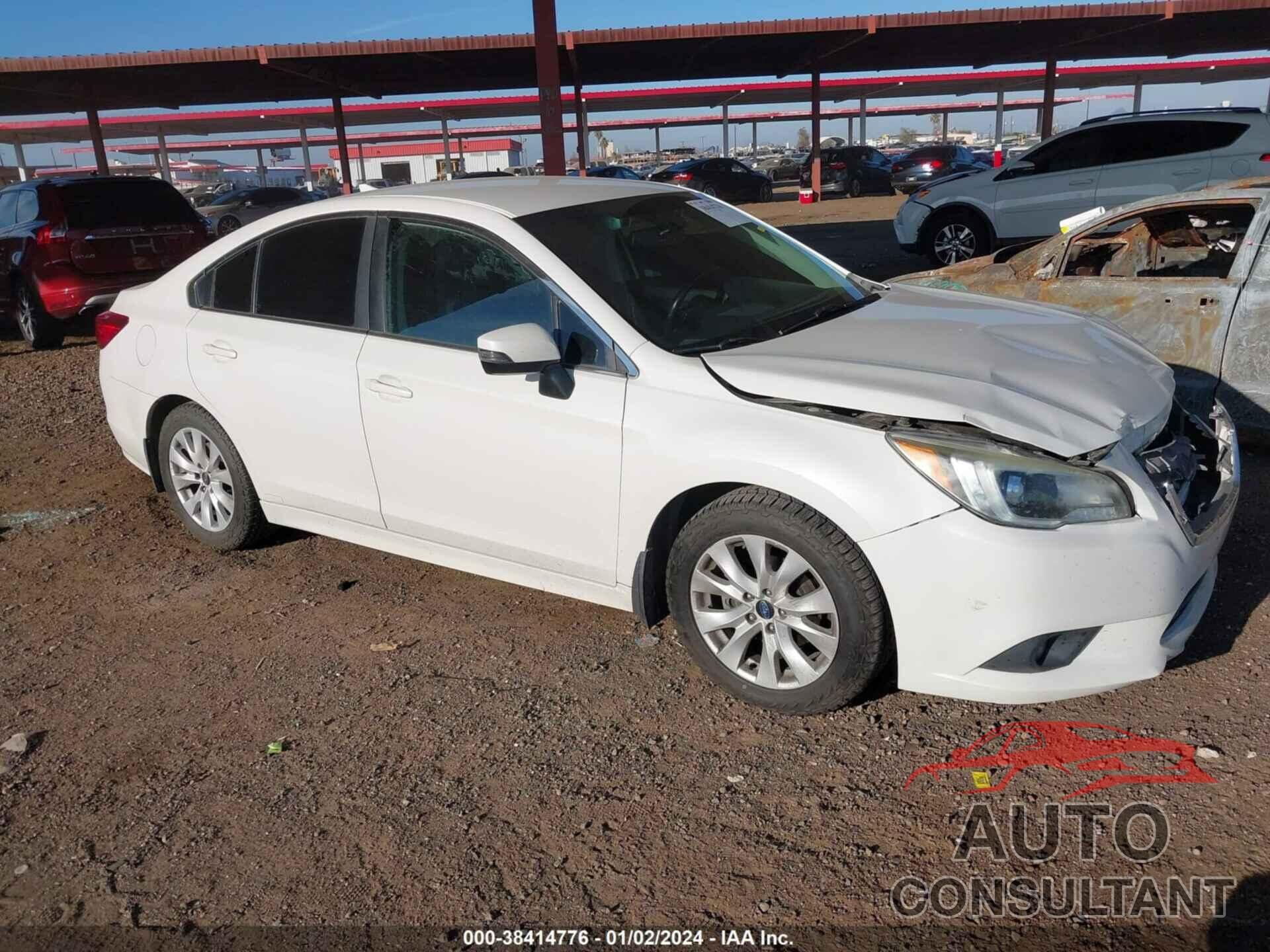 SUBARU LEGACY 2016 - 4S3BNBF69G3027918