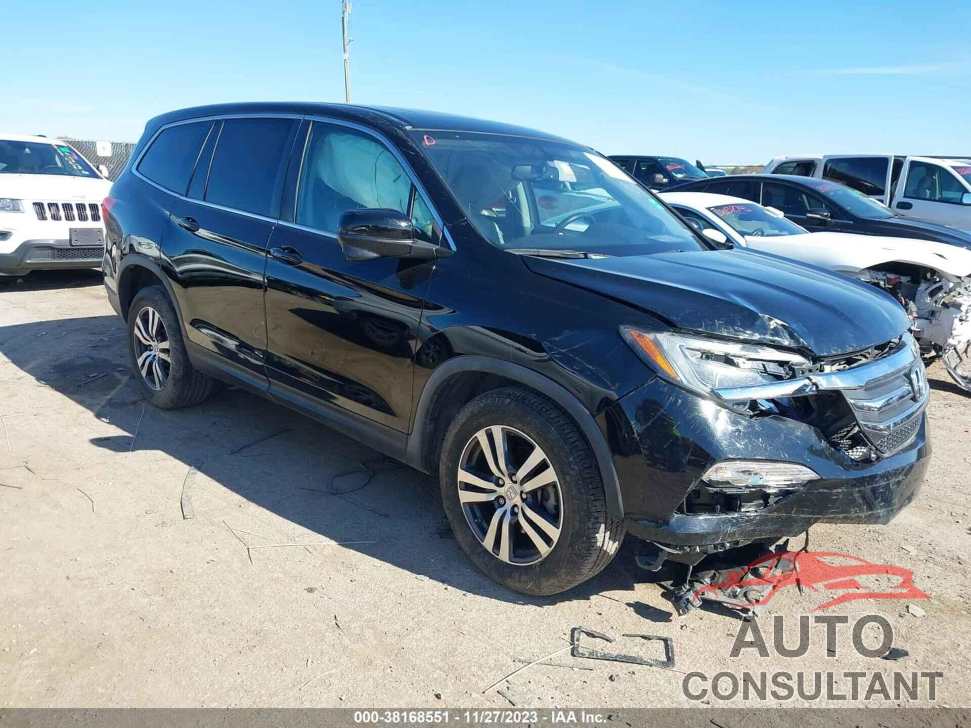 HONDA PILOT 2017 - 5FNYF5H50HB006005