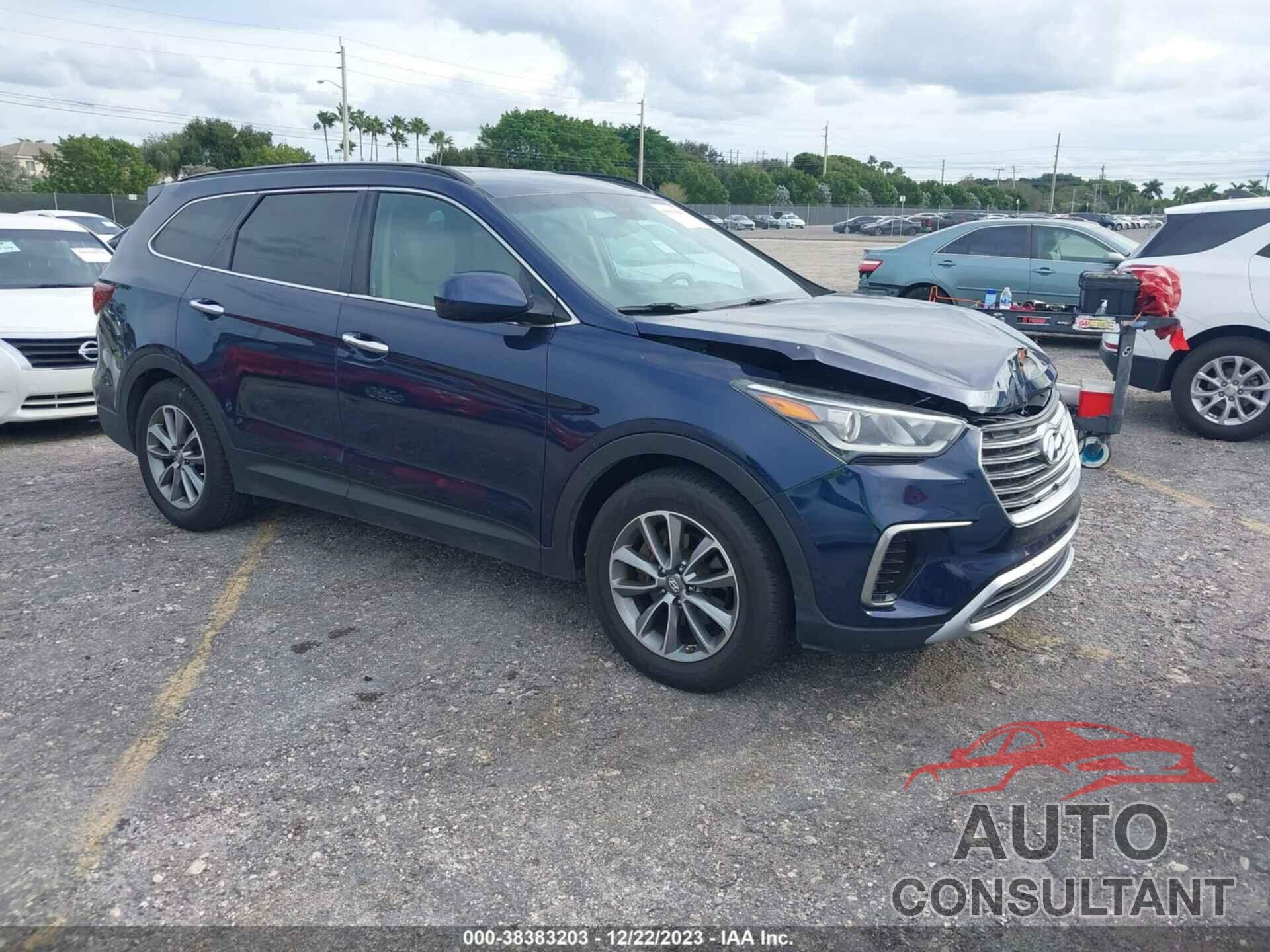 HYUNDAI SANTA FE 2017 - KM8SM4HFXHU227595