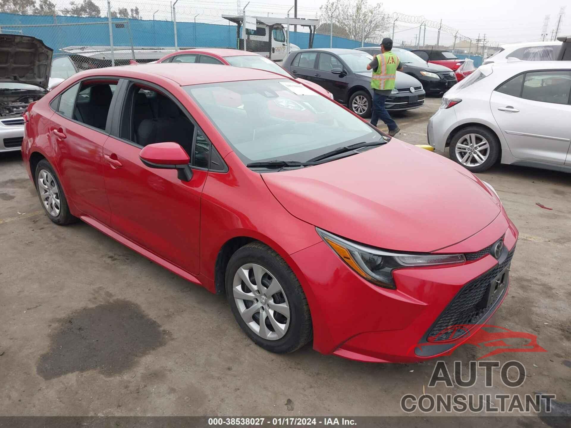 TOYOTA COROLLA 2020 - 5YFEPRAE0LP008657