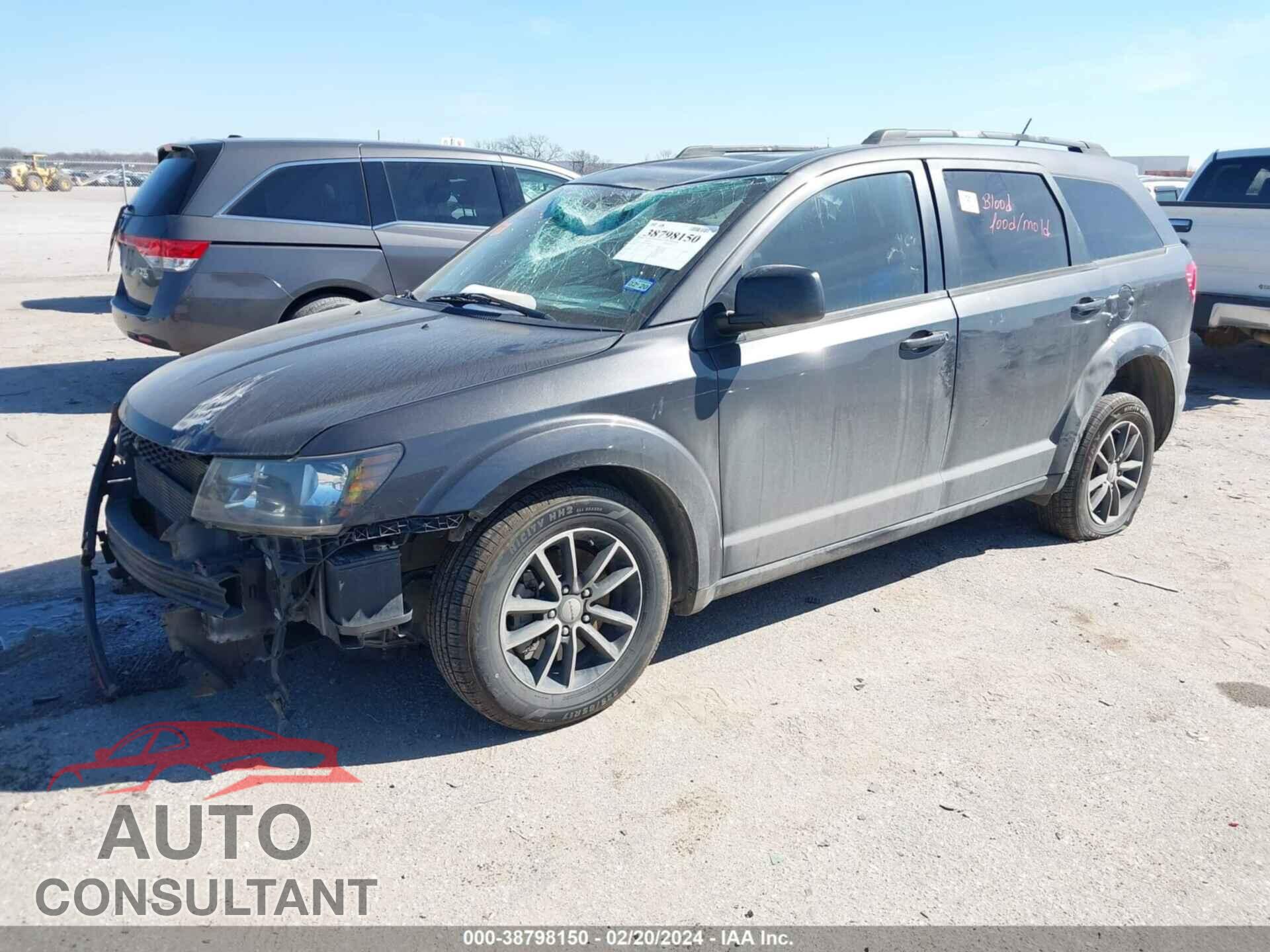 DODGE JOURNEY 2017 - 3C4PDCAB5HT568389