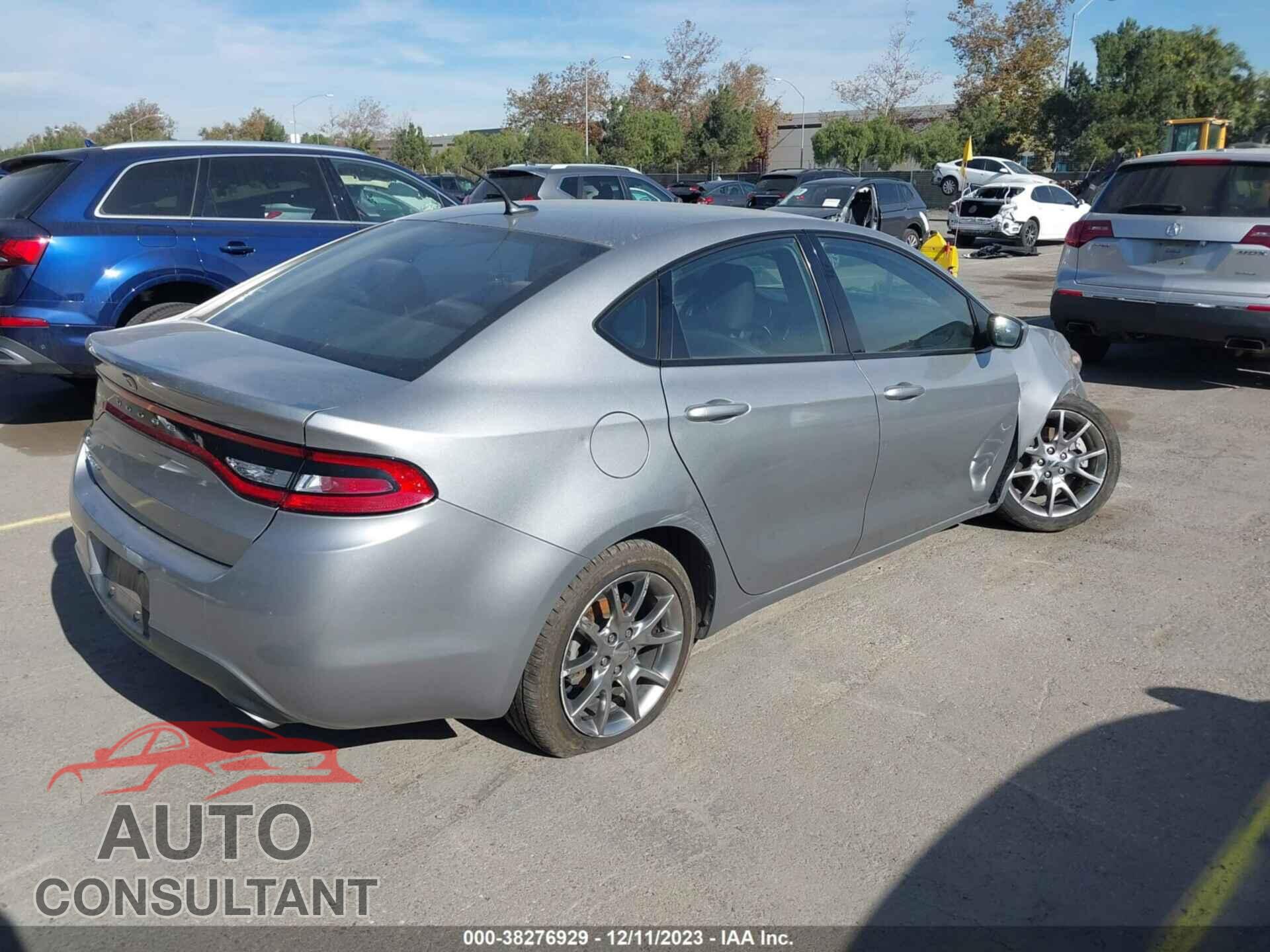 DODGE DART 2015 - 1C3CDFBB2FD267259