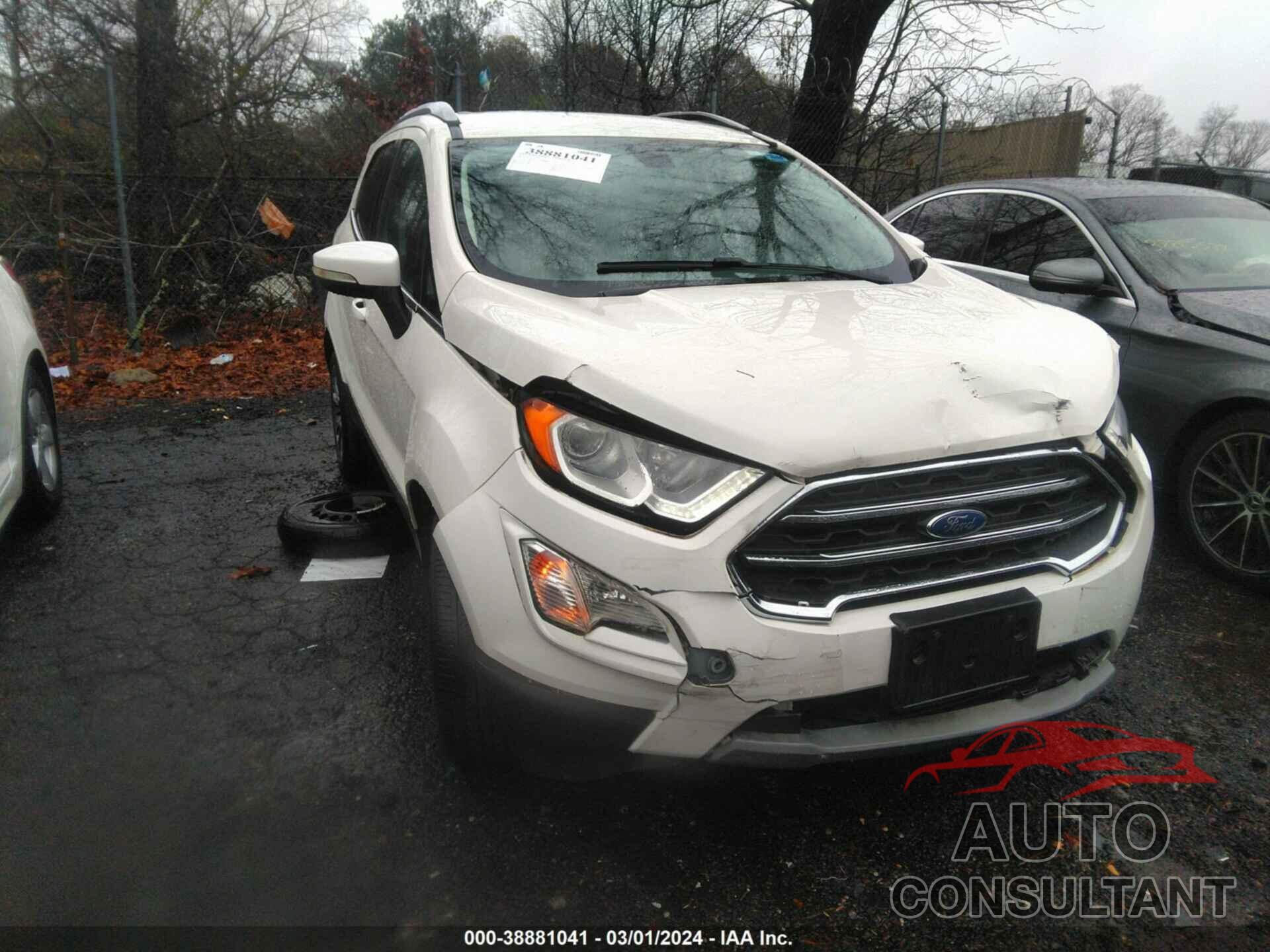 FORD ECOSPORT 2018 - MAJ3P1VE9JC174920