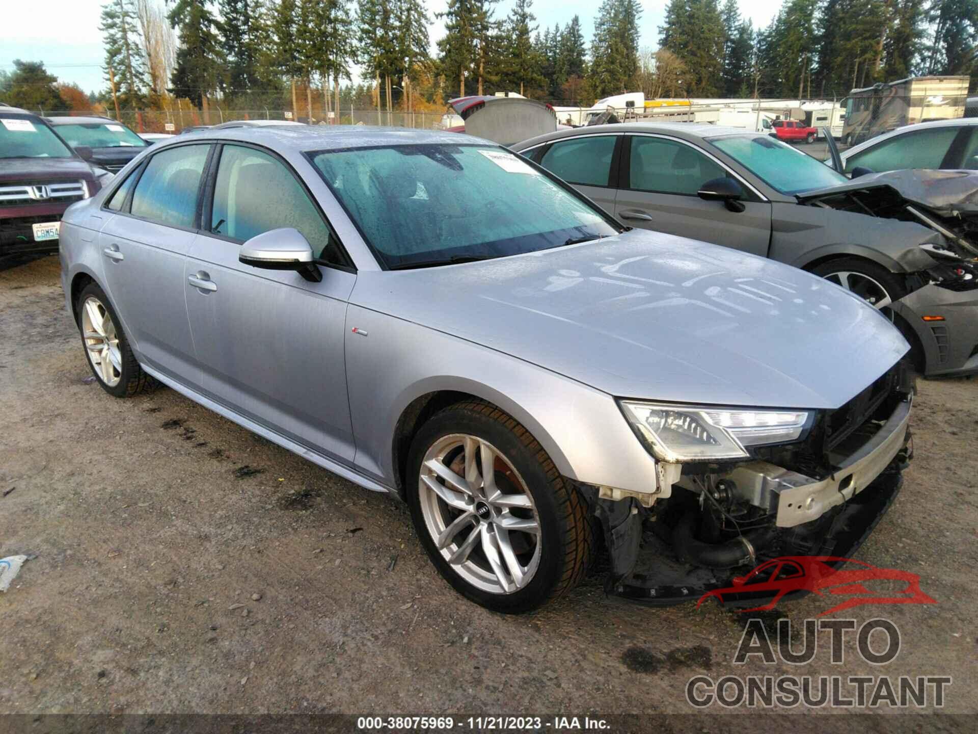 AUDI A4 2017 - WAUDNAF41HN042546