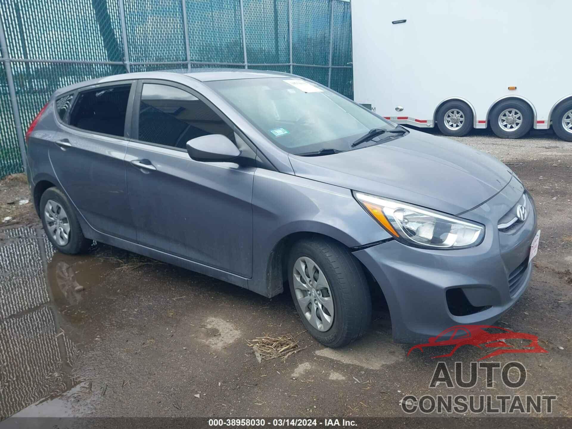 HYUNDAI ACCENT 2017 - KMHCT5AE6HU319270