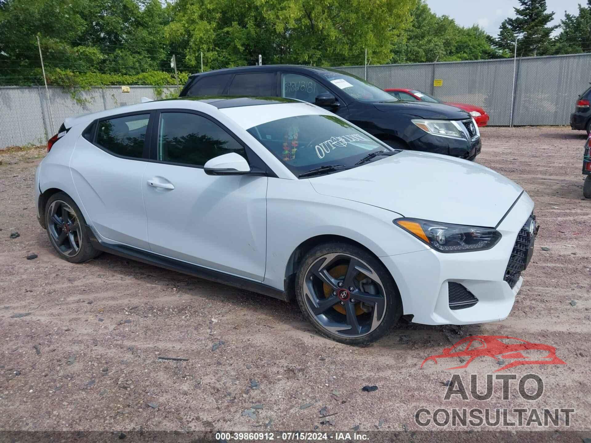 HYUNDAI VELOSTER 2019 - KMHTH6AB4KU011471