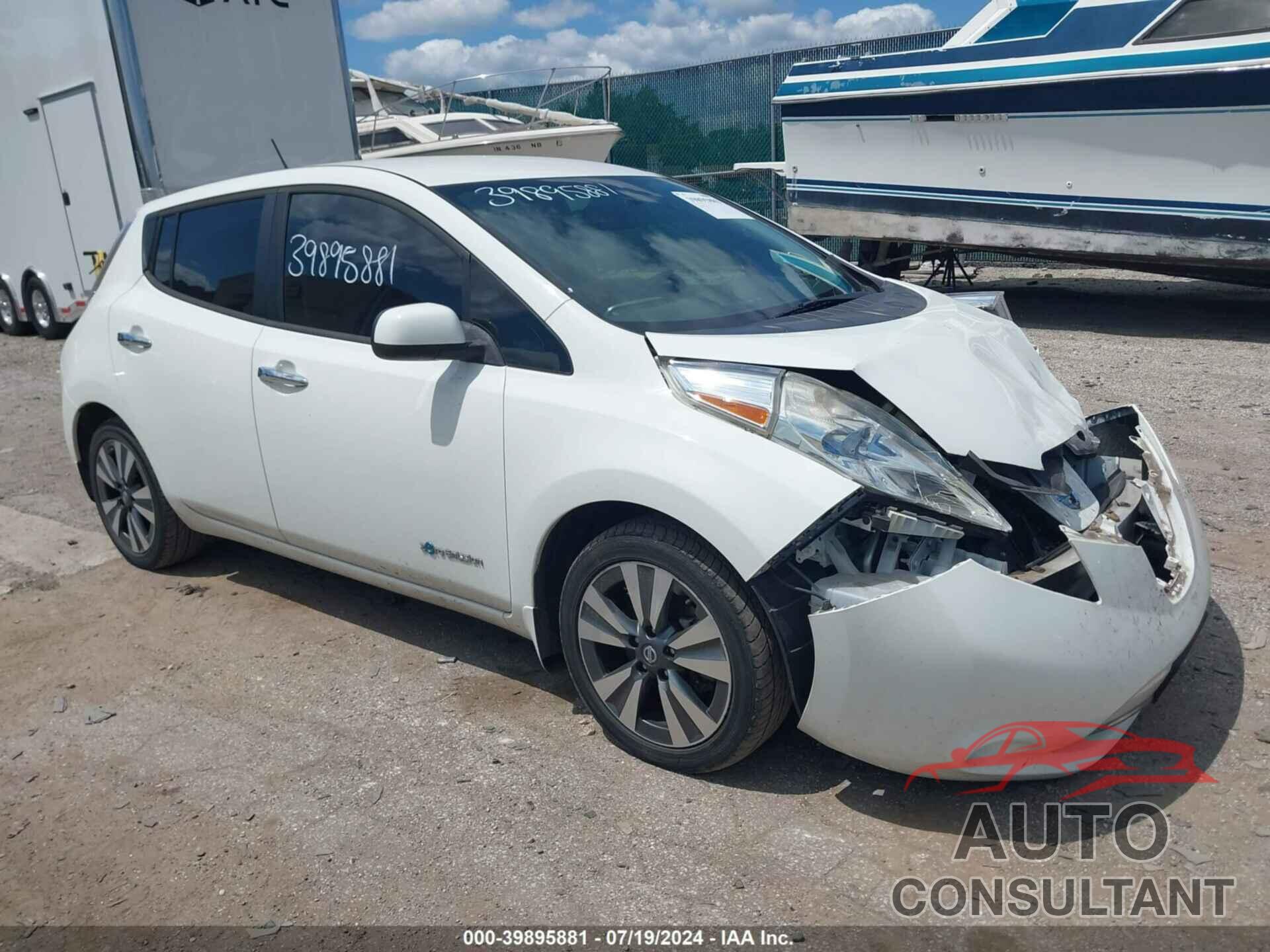 NISSAN LEAF 2016 - 1N4BZ0CP1GC310308