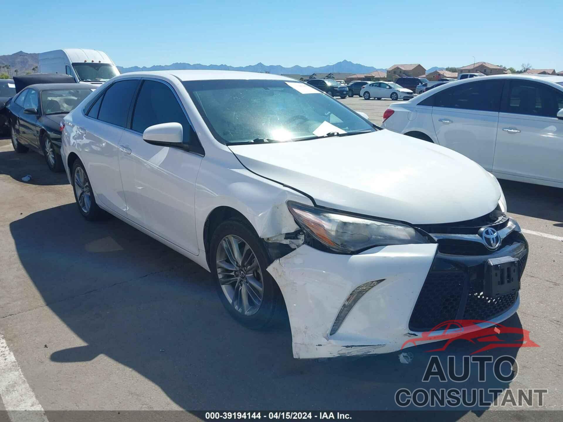TOYOTA CAMRY 2017 - 4T1BF1FK0HU812680