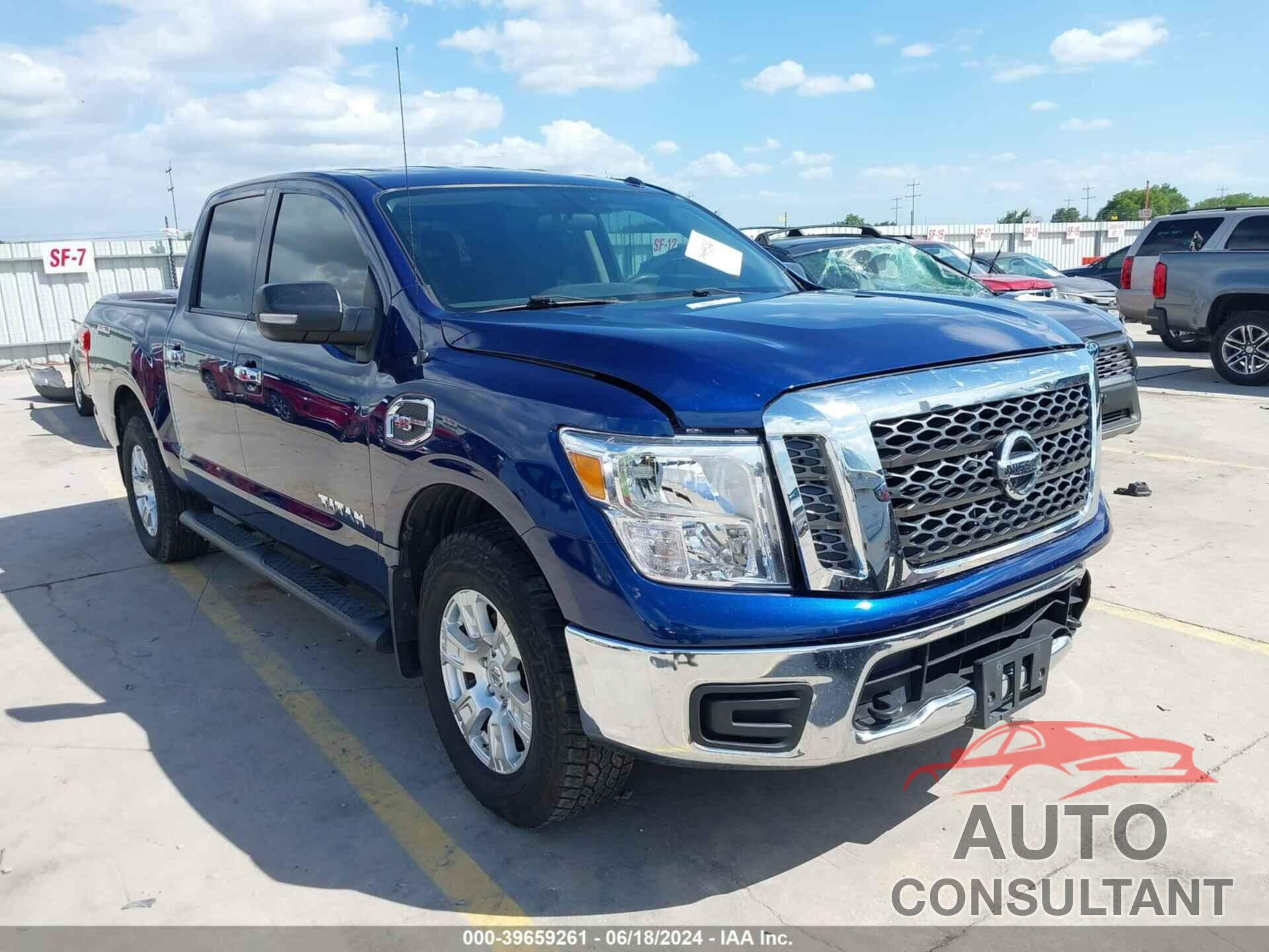 NISSAN TITAN 2017 - 1N6AA1EJ3HN508872