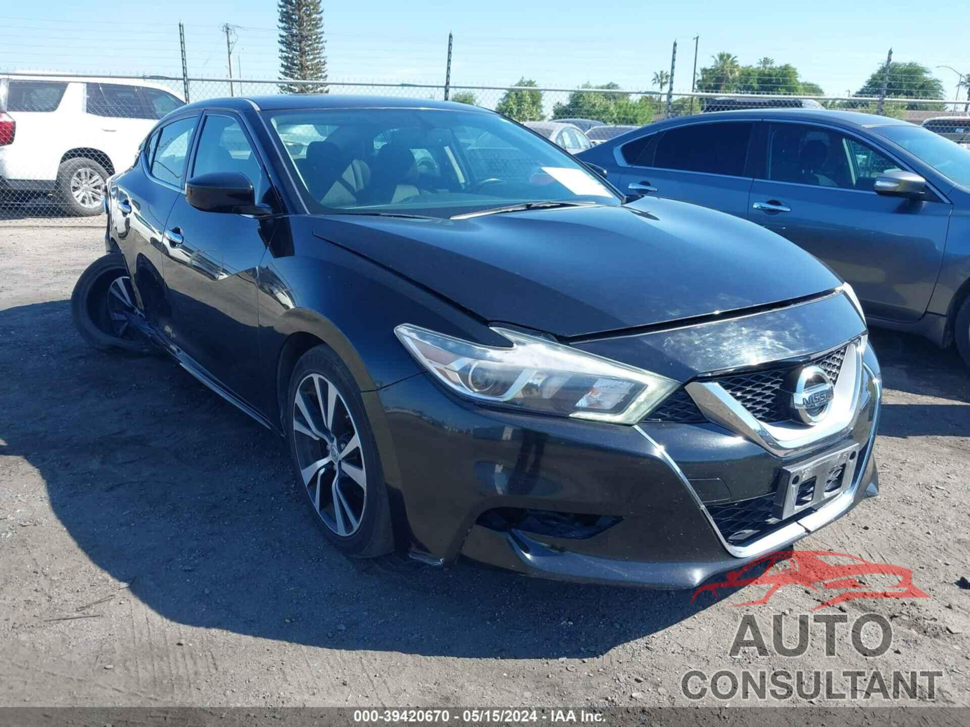 NISSAN MAXIMA 2017 - 1N4AA6APXHC442266