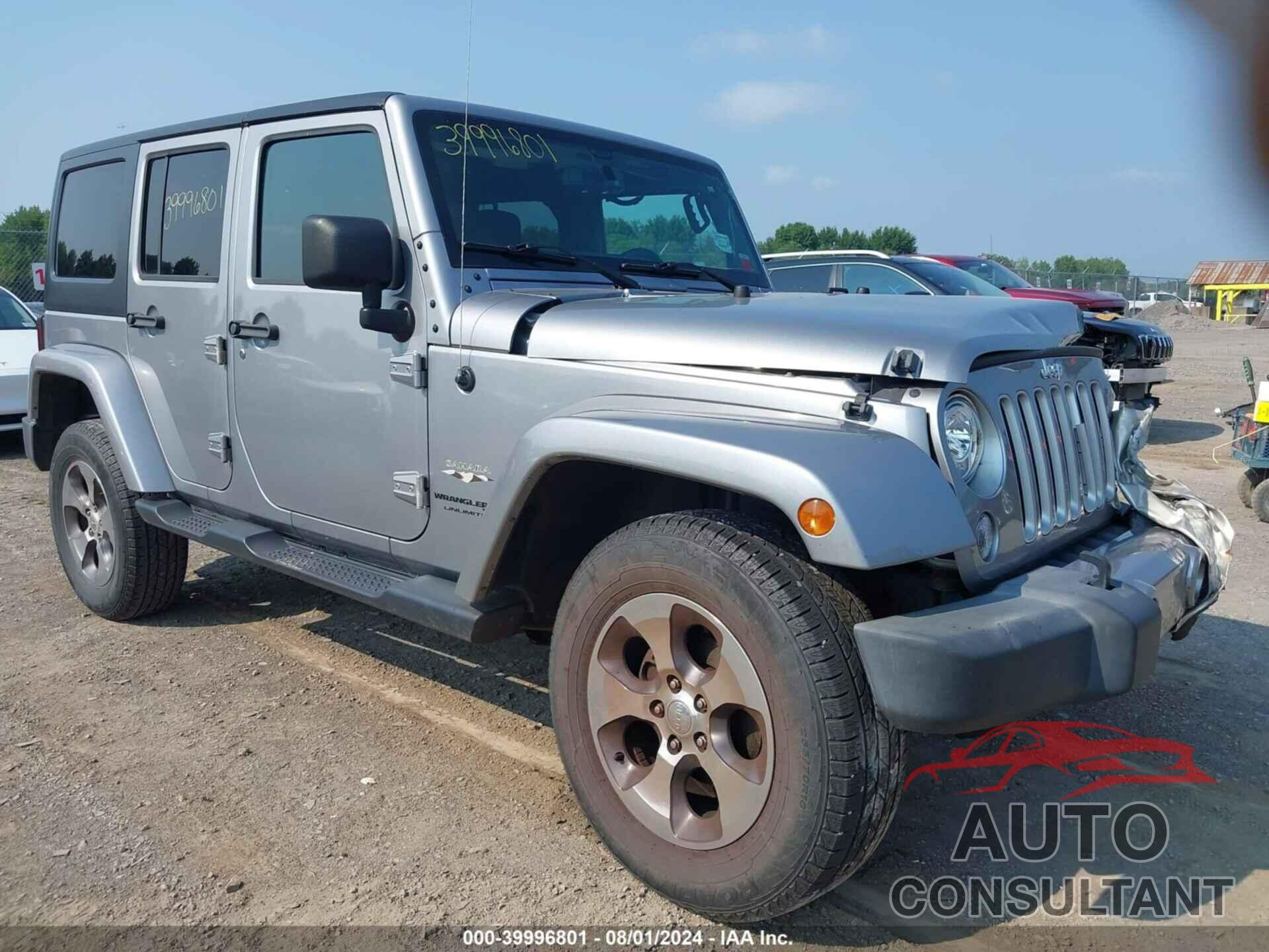 JEEP WRANGLER JK UNLIMITED 2018 - 1C4BJWEG2JL937625