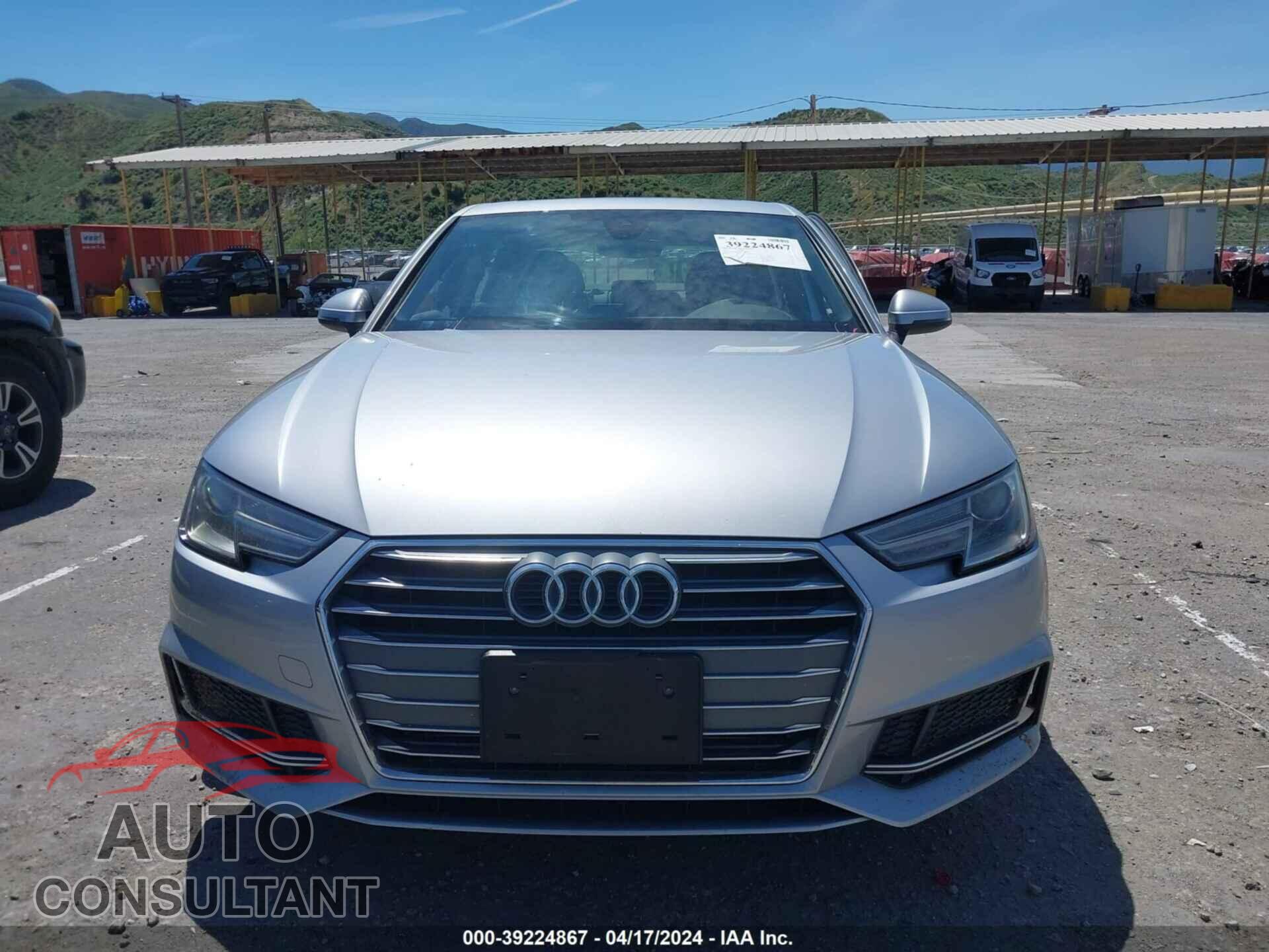 AUDI A4 2019 - WAUGMAF40KN004023