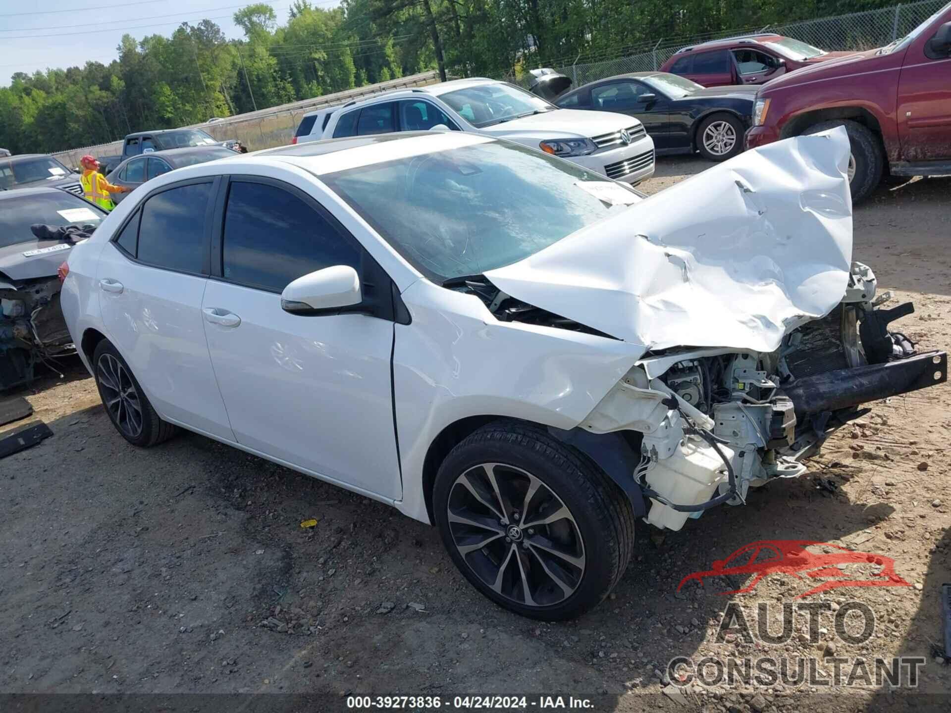 TOYOTA COROLLA 2017 - 2T1BURHEXHC907566