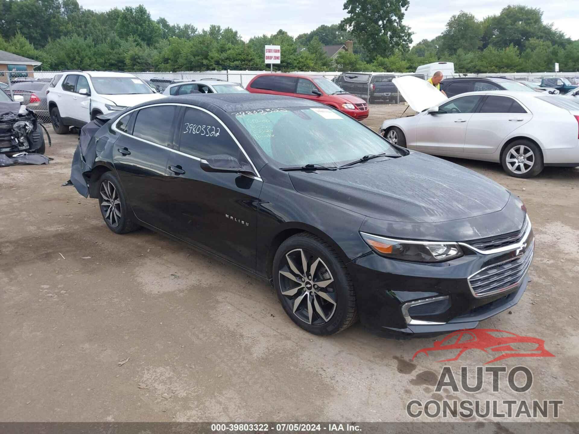 CHEVROLET MALIBU 2017 - 1G1ZE5ST4HF150191