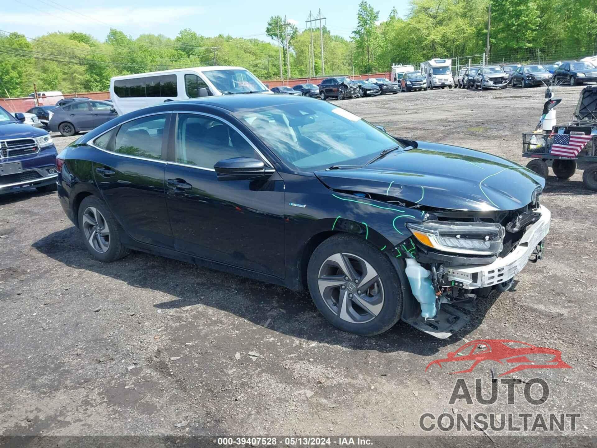 HONDA INSIGHT 2019 - 19XZE4F56KE018502