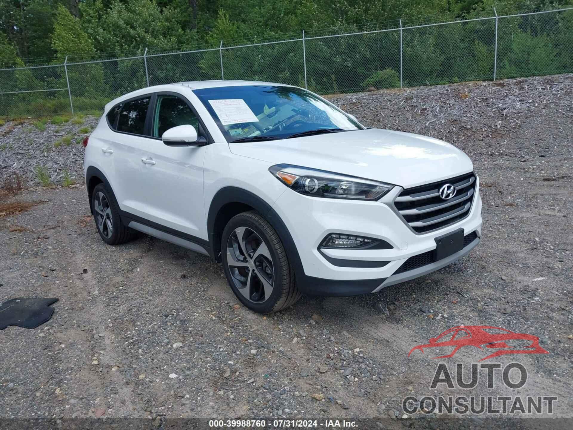 HYUNDAI TUCSON 2017 - KM8J3CA25HU517985