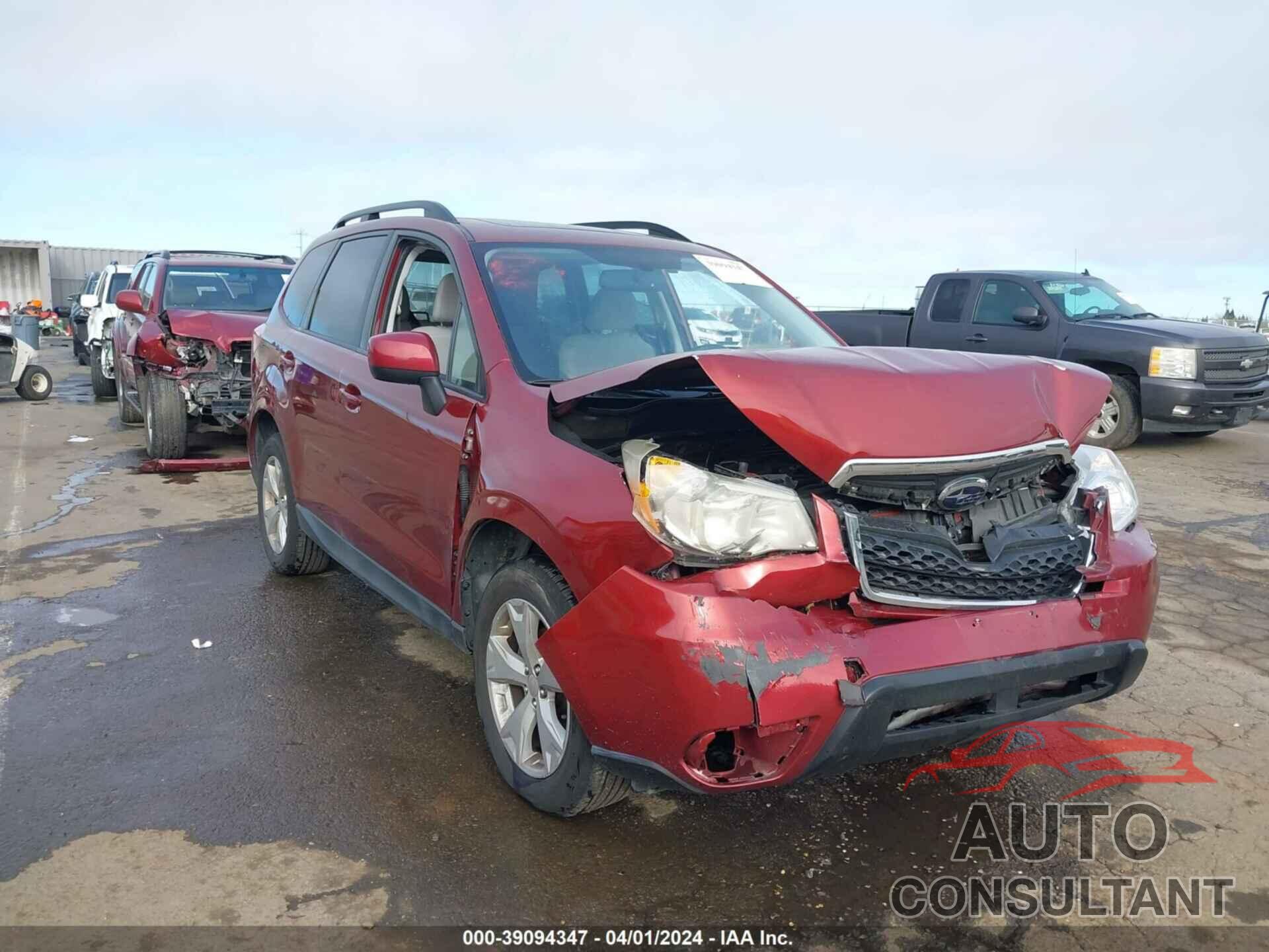 SUBARU FORESTER 2016 - JF2SJADC7GH506504