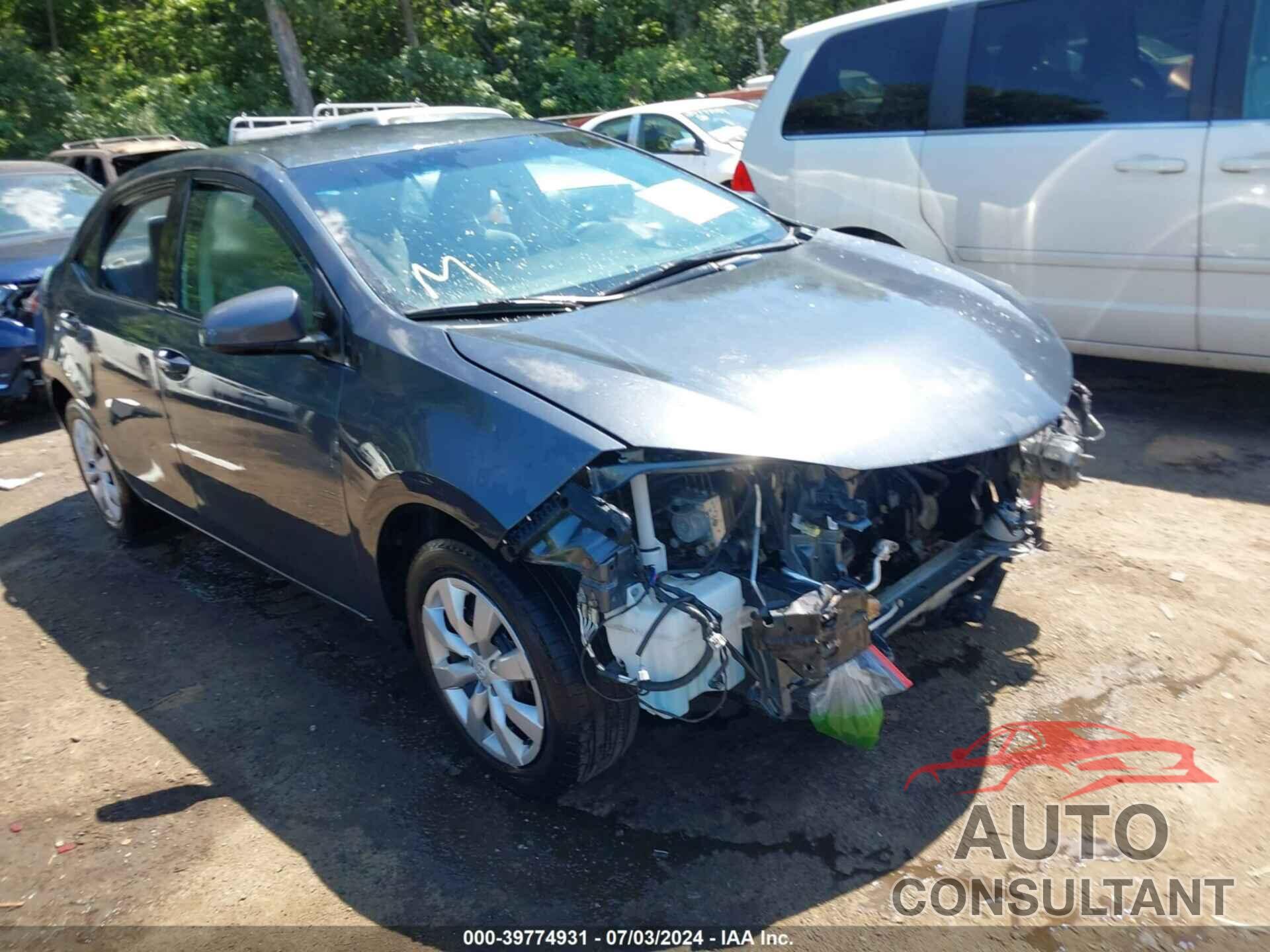 TOYOTA COROLLA 2016 - 2T1BURHE0GC491137