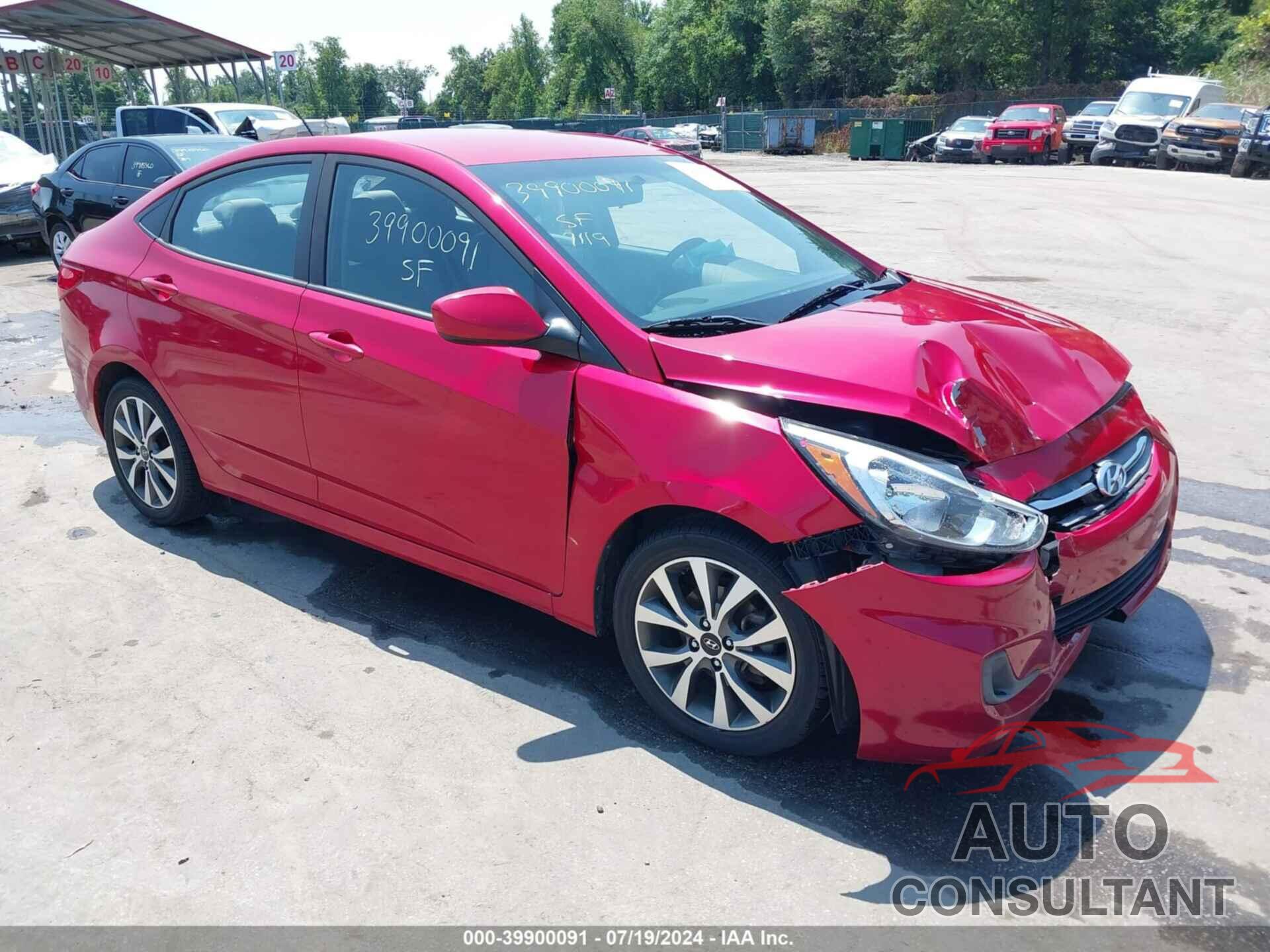 HYUNDAI ACCENT 2017 - KMHCT4AE8HU349378